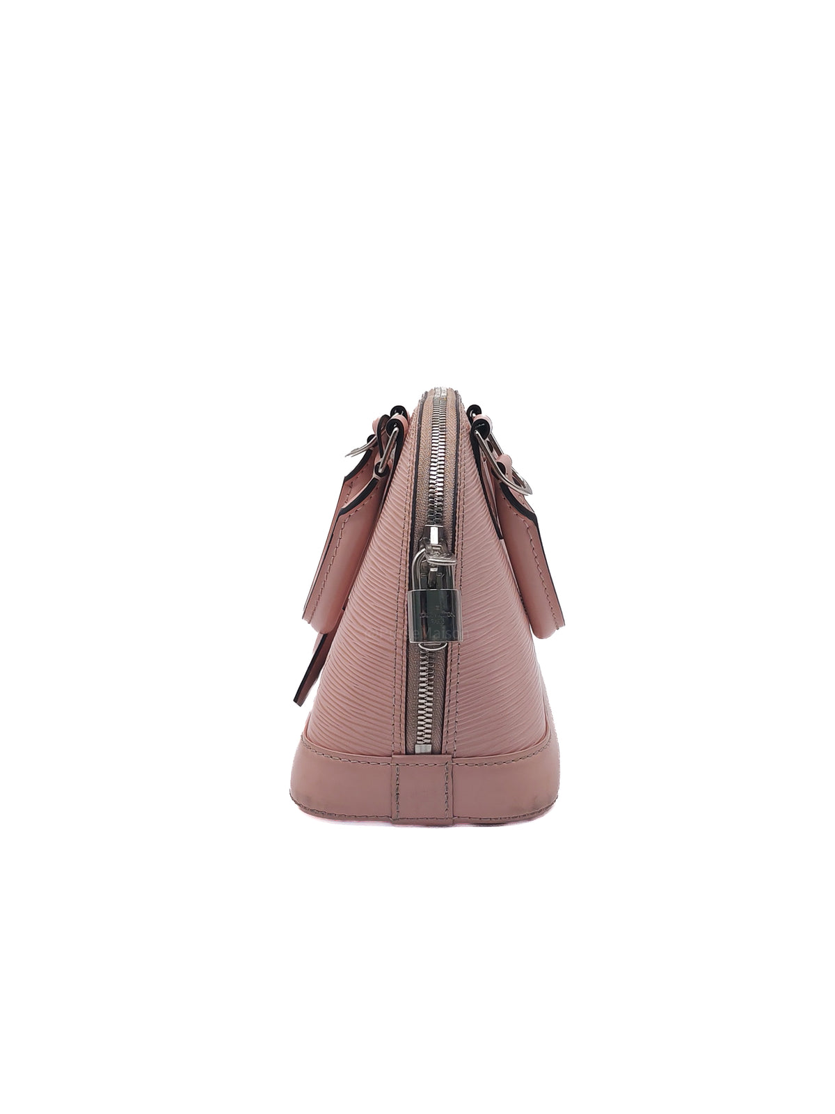 Louis Vuitton Alma BB Handbag in Rose Ballerine Epi Leather and Silver Hardware (Datecode: SN3240)