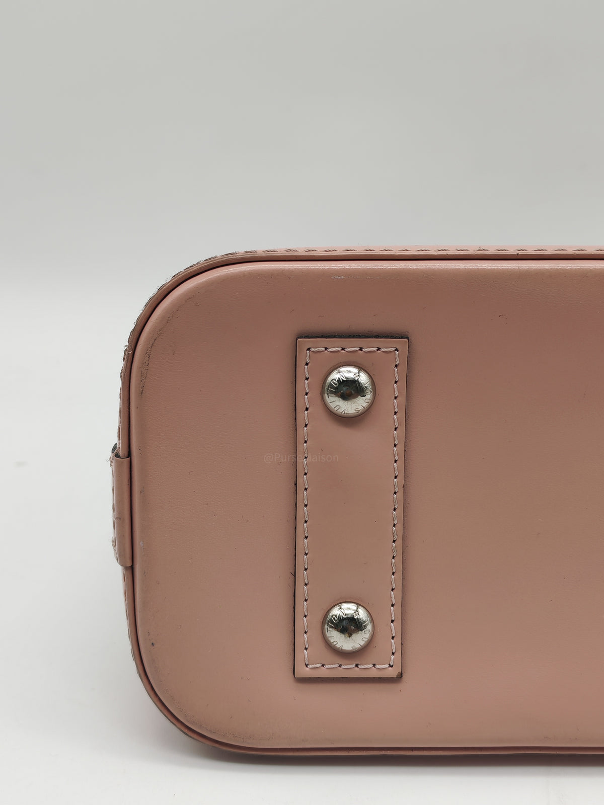 Louis Vuitton Alma BB Handbag in Rose Ballerine Epi Leather and Silver Hardware (Datecode: SN3240)