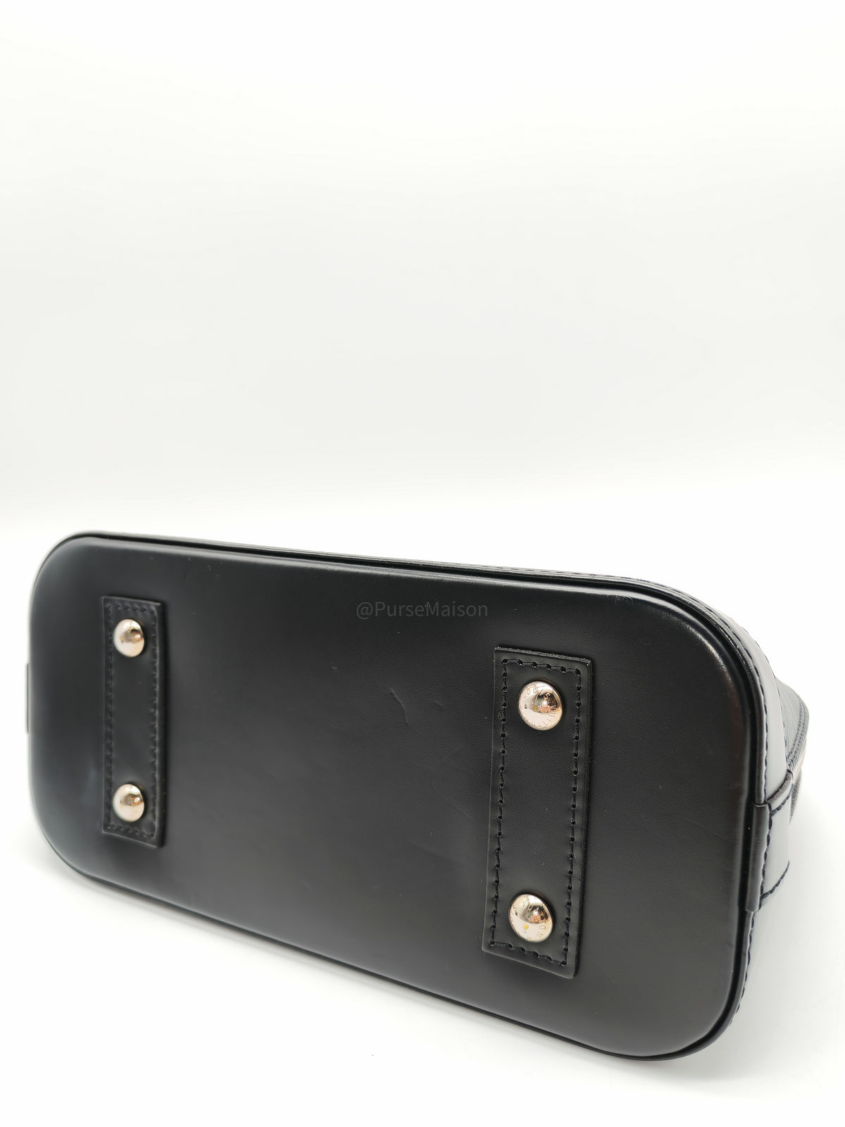 Louis Vuitton Alma BB in Black Epi Leather Silver Hardware (Date Code: AA1139)