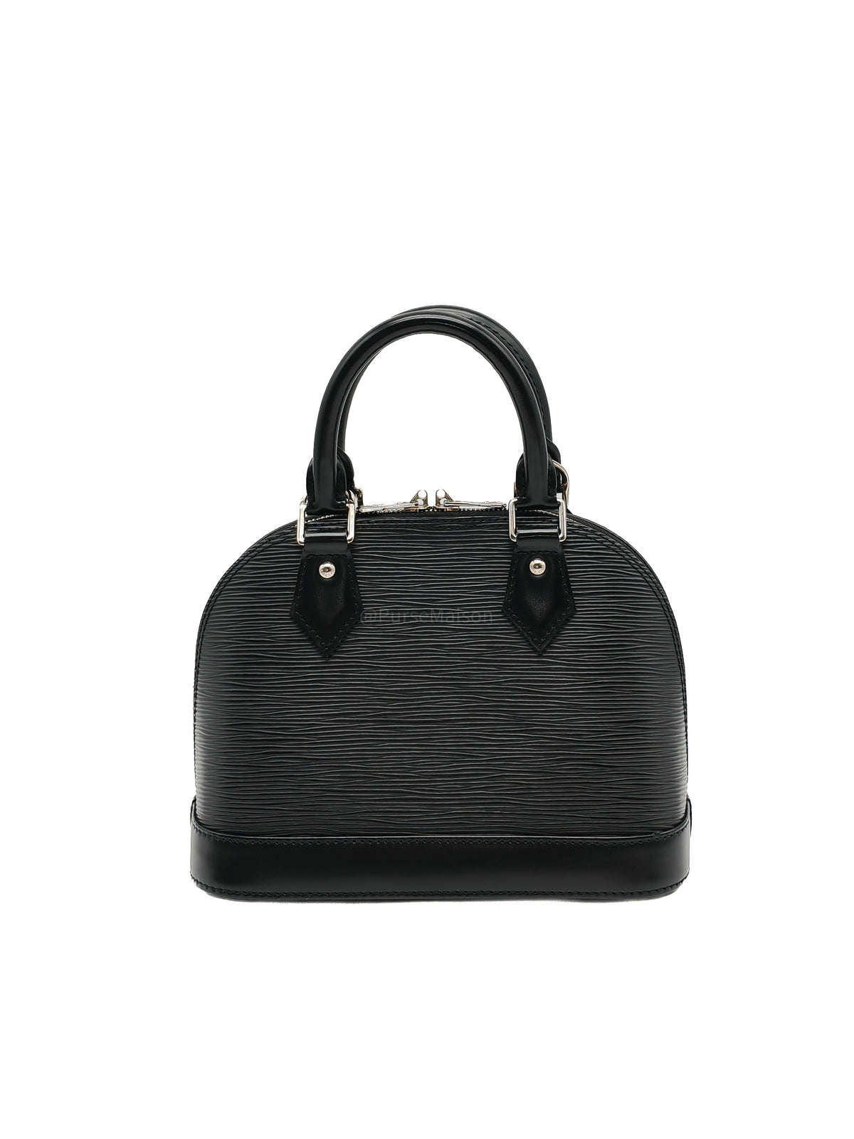 Louis Vuitton Alma BB in Black Epi Leather Silver Hardware (Date Code: AA1139)