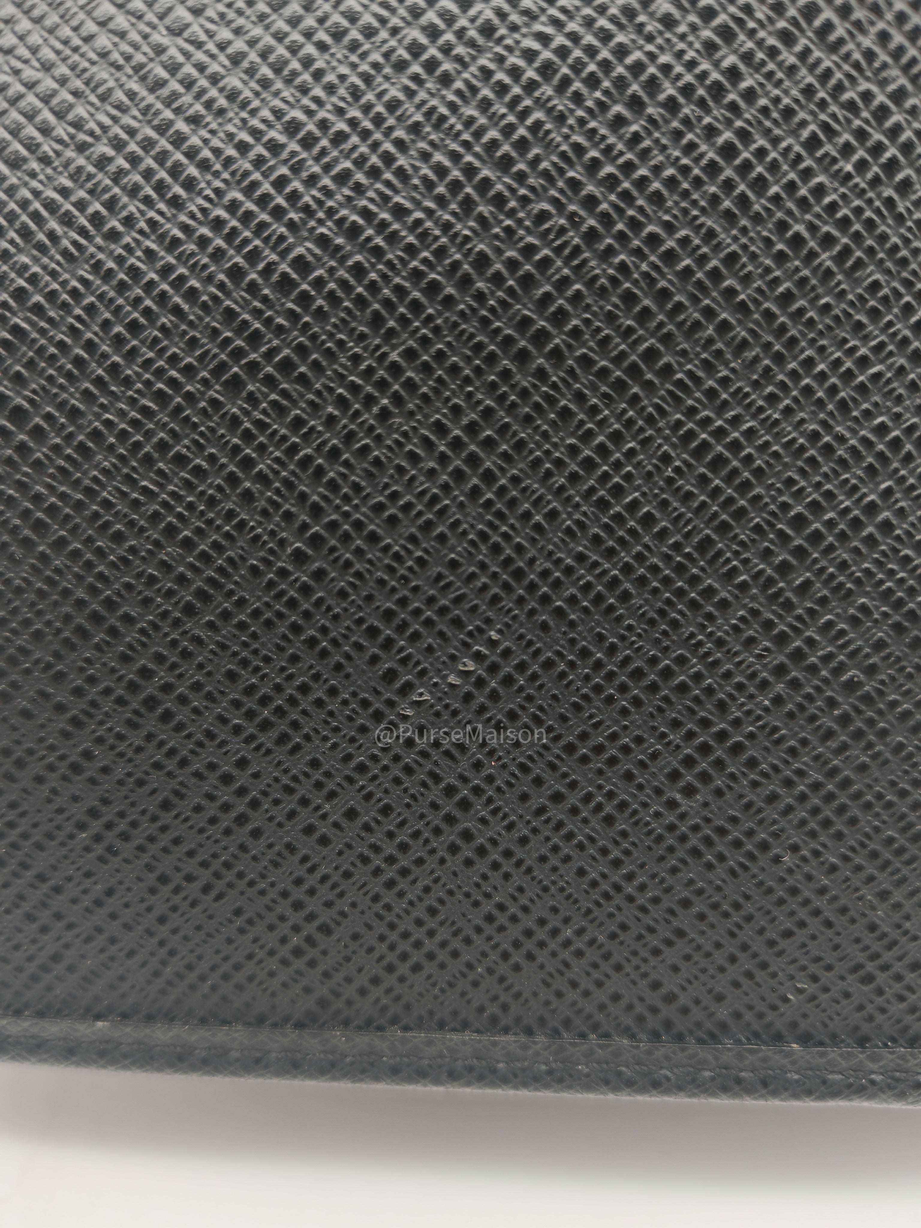 Louis Vuitton Andrei Messenger Bag in Black Taiga Leather and Silver Hardware (Datecode: BA2008)