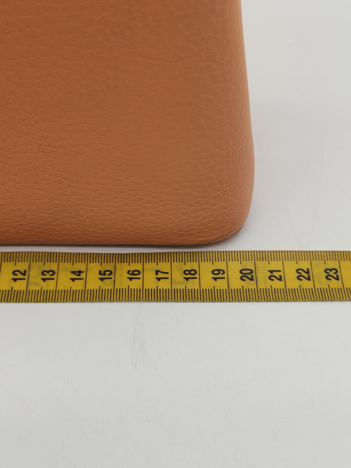 Louis Vuitton Capucines Mini Handbag in Peach Taurillon Leather and Iridescent Rainbow Hardware Microchip