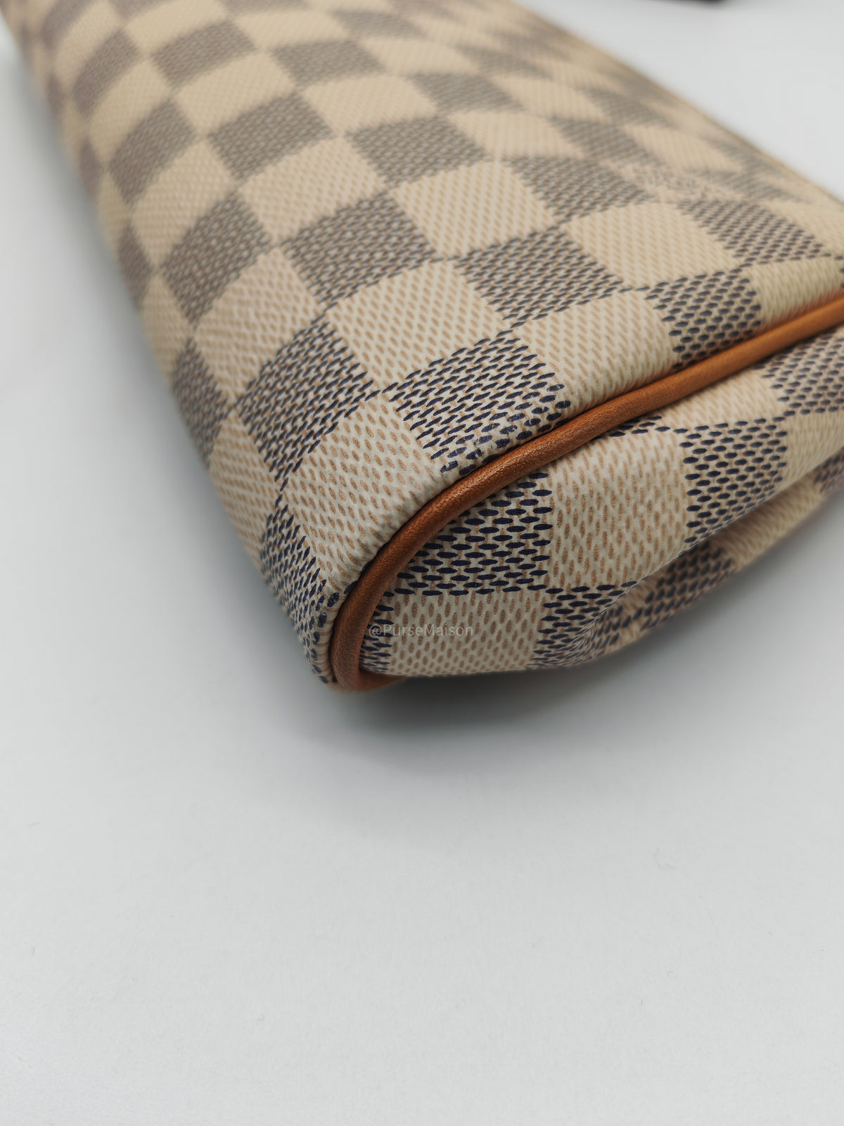 LV Damier Azur Eva Clutch Bag GHW