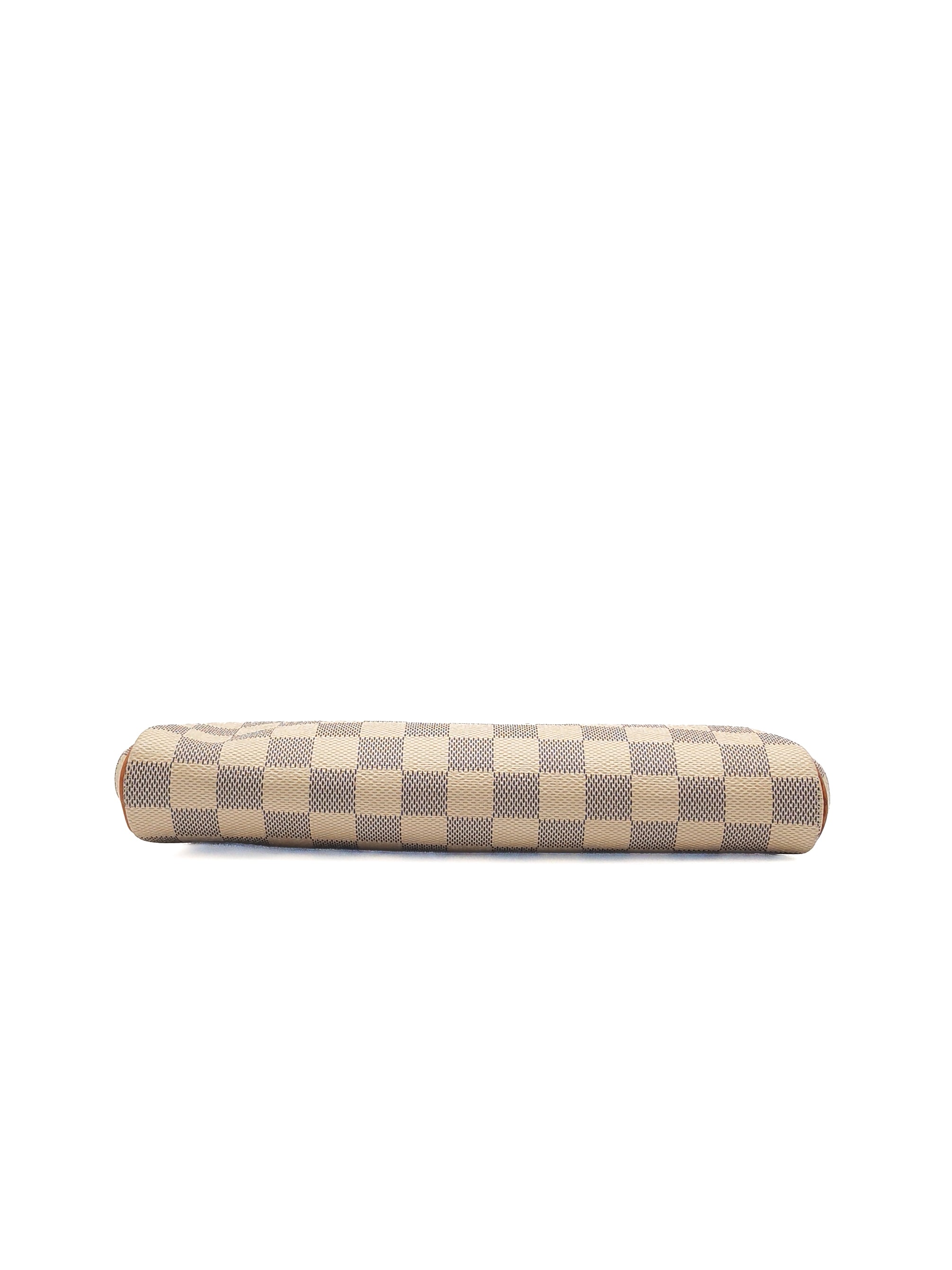LV Damier Azur Eva Clutch Bag GHW
