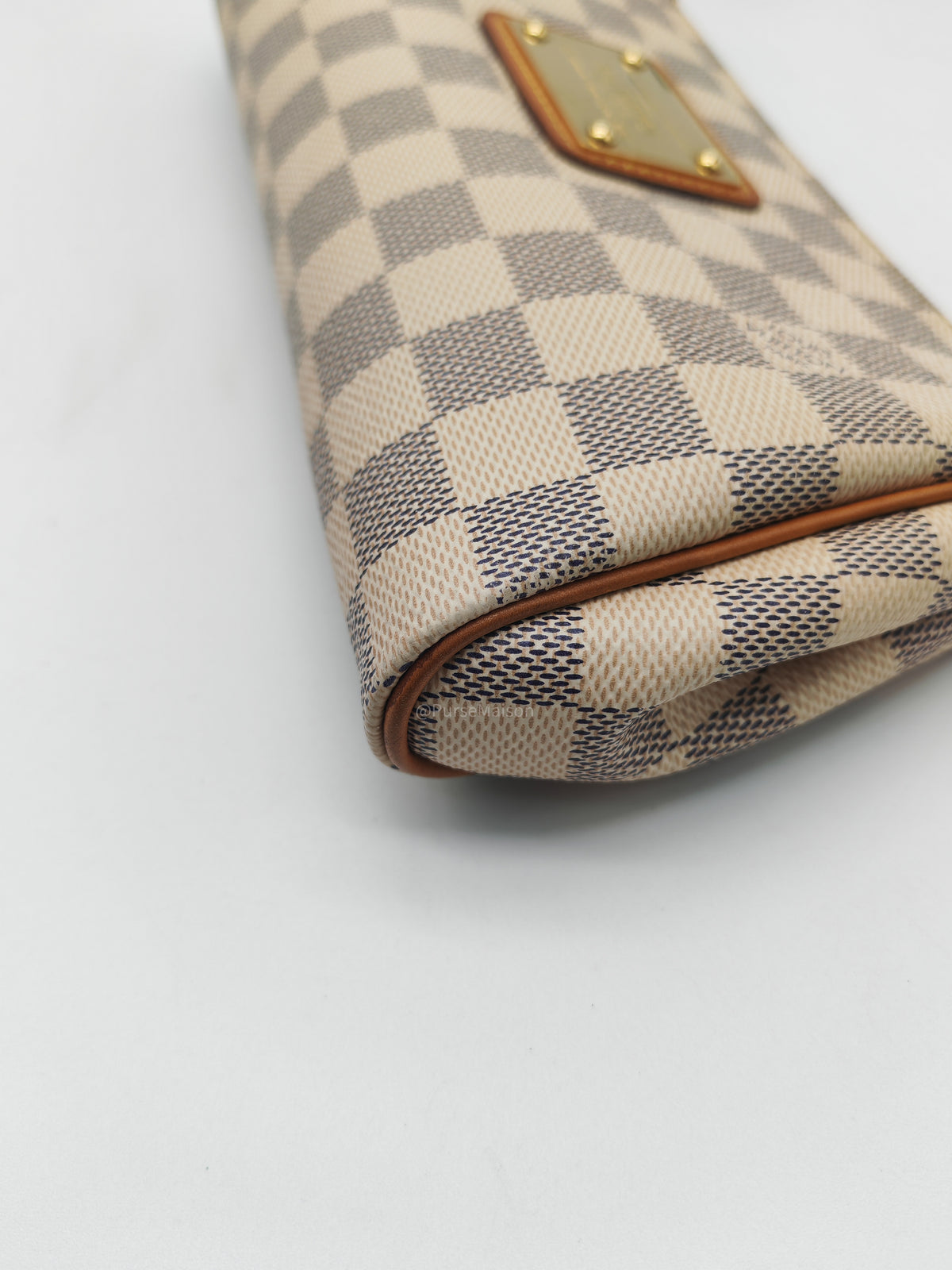 LV Damier Azur Eva Clutch Bag GHW