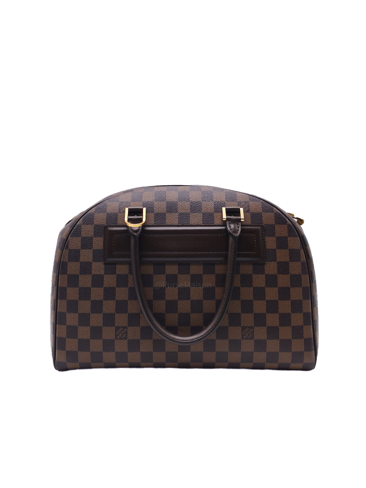Louis Vuitton Nolita Hand Bag in Damier Ebene Canvas and Gold Hardware (Datecode: SP0022)