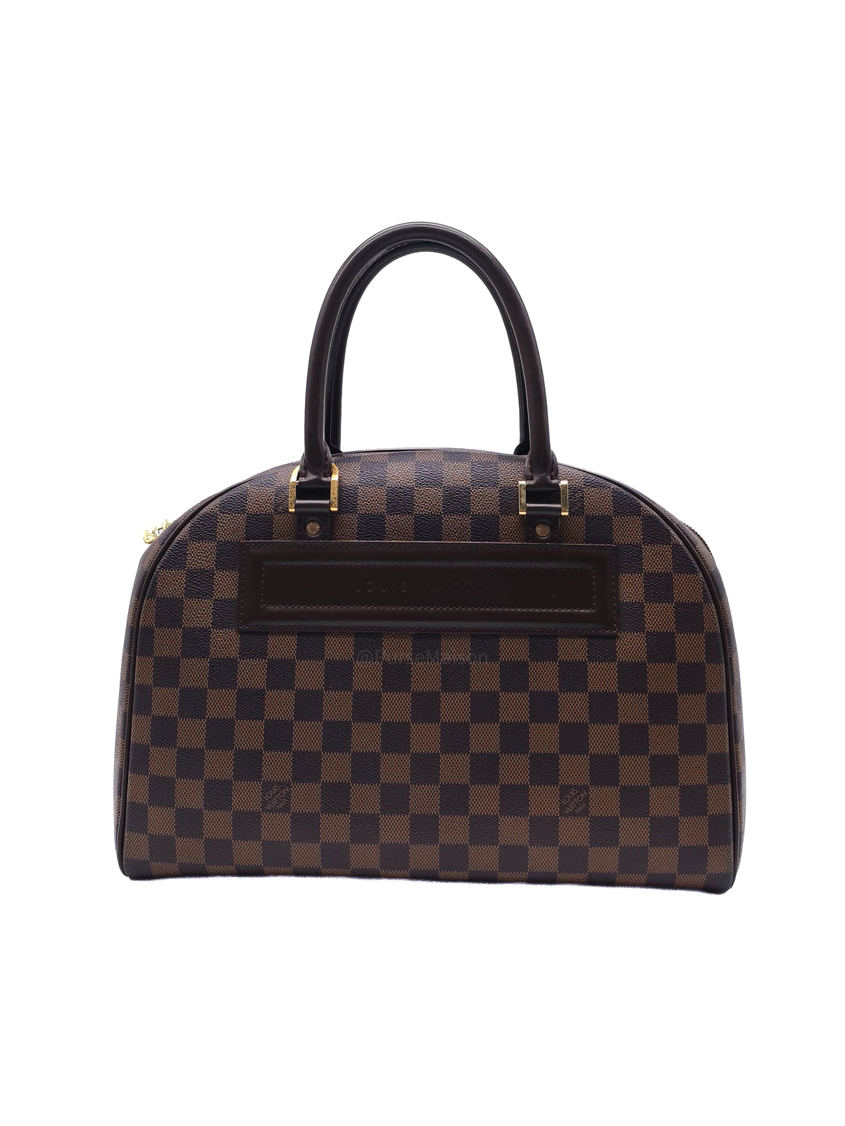 Louis Vuitton Nolita Hand Bag in Damier Ebene Canvas and Gold Hardware (Datecode: SP0022)