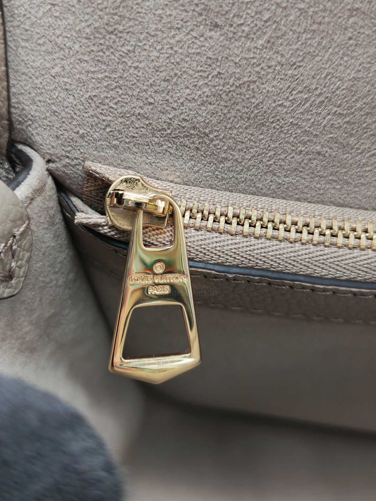 Louis Vuitton Diane PM in Beige Monogram Empreinte Leather and Gold Hardware Microchip