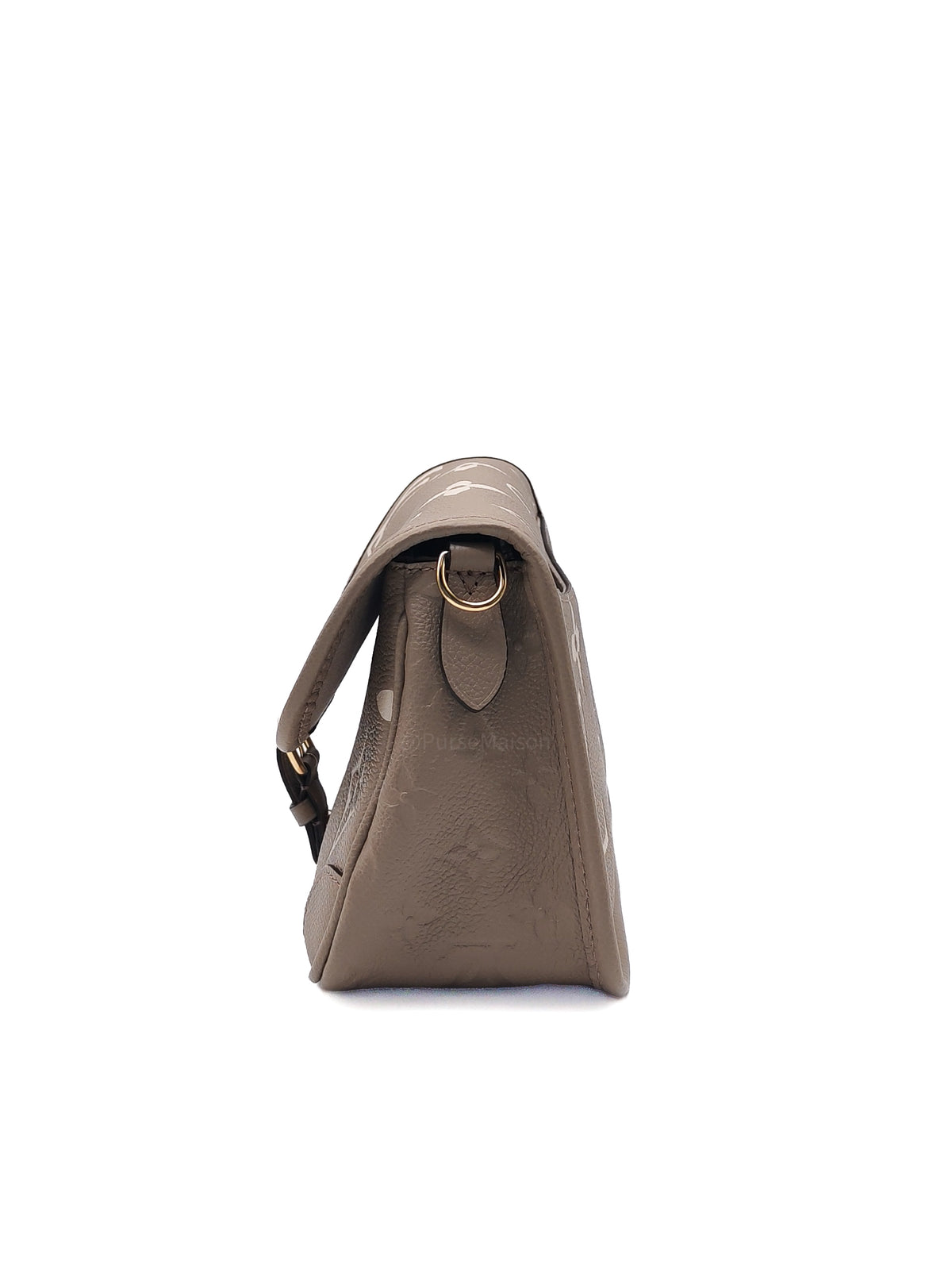 Louis Vuitton Diane PM in Beige Monogram Empreinte Leather and Gold Hardware Microchip
