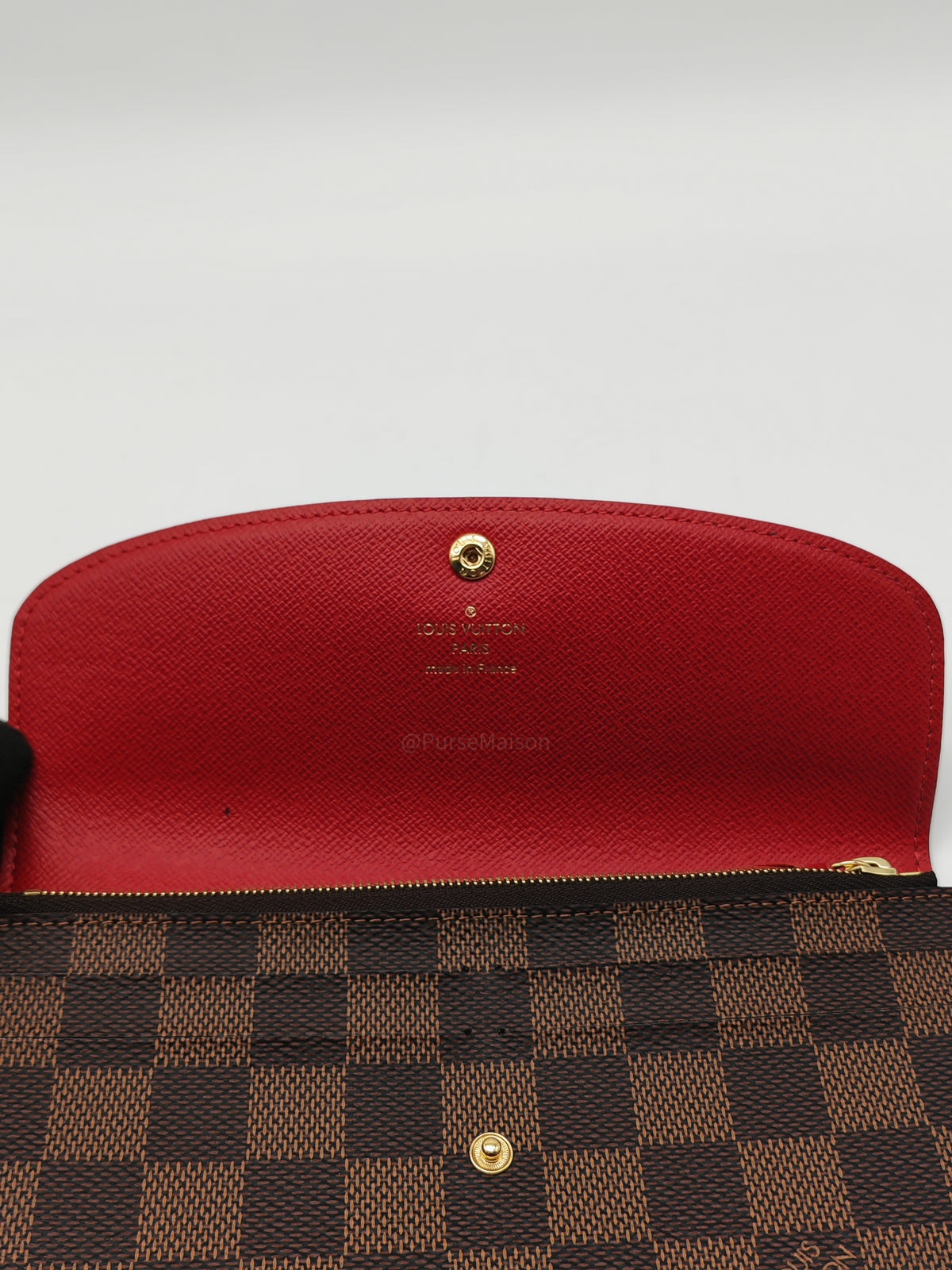 Louis Vuitton Emillie Wallet in Damier Ebene Canvas (Datecode: TA1200)