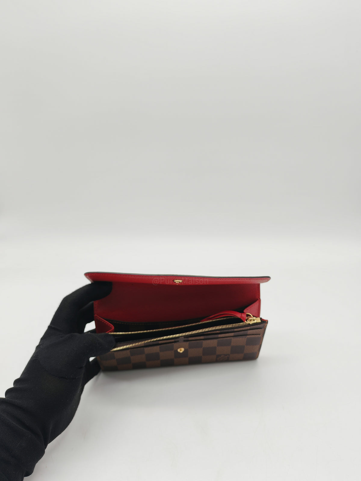Louis Vuitton Emillie Wallet in Damier Ebene Canvas (Datecode: TA1200)