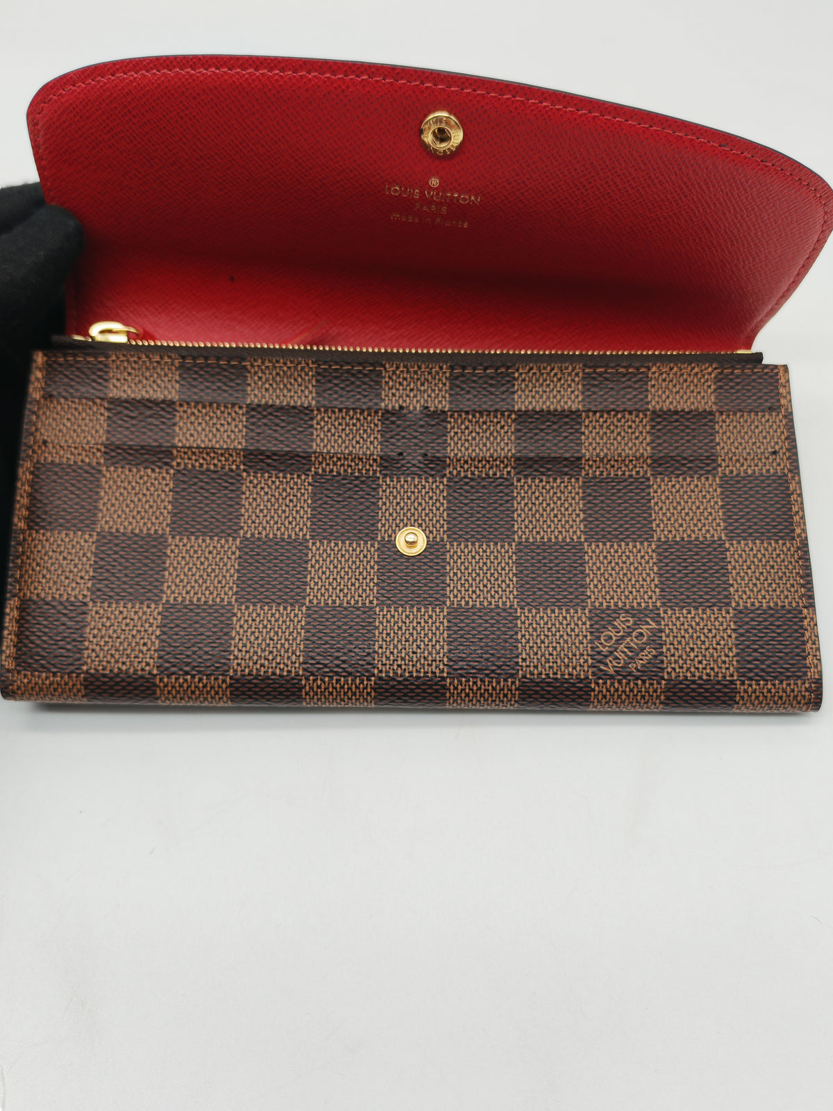 Louis Vuitton Emillie Wallet in Damier Ebene Canvas (Datecode: TA1200)