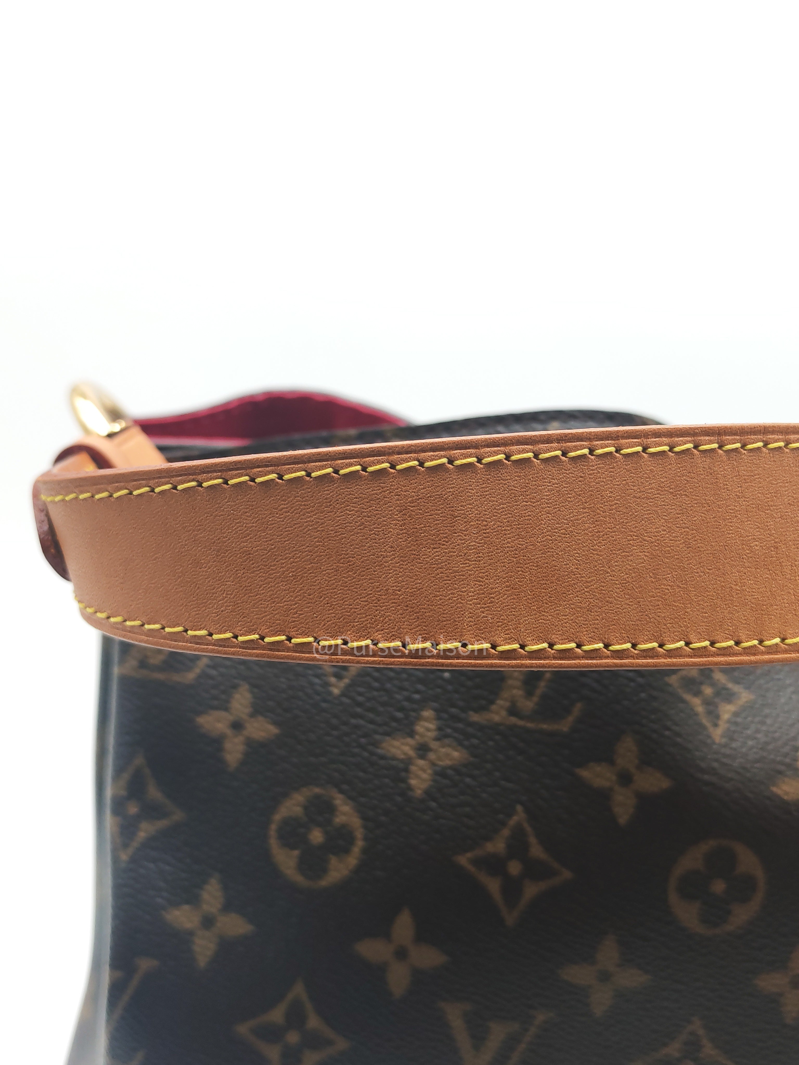 Louis Vuitton Graceful Hobo Bag PM in Monogram Canvas (Date Code: RI3189) with Y.I Hot Stamping