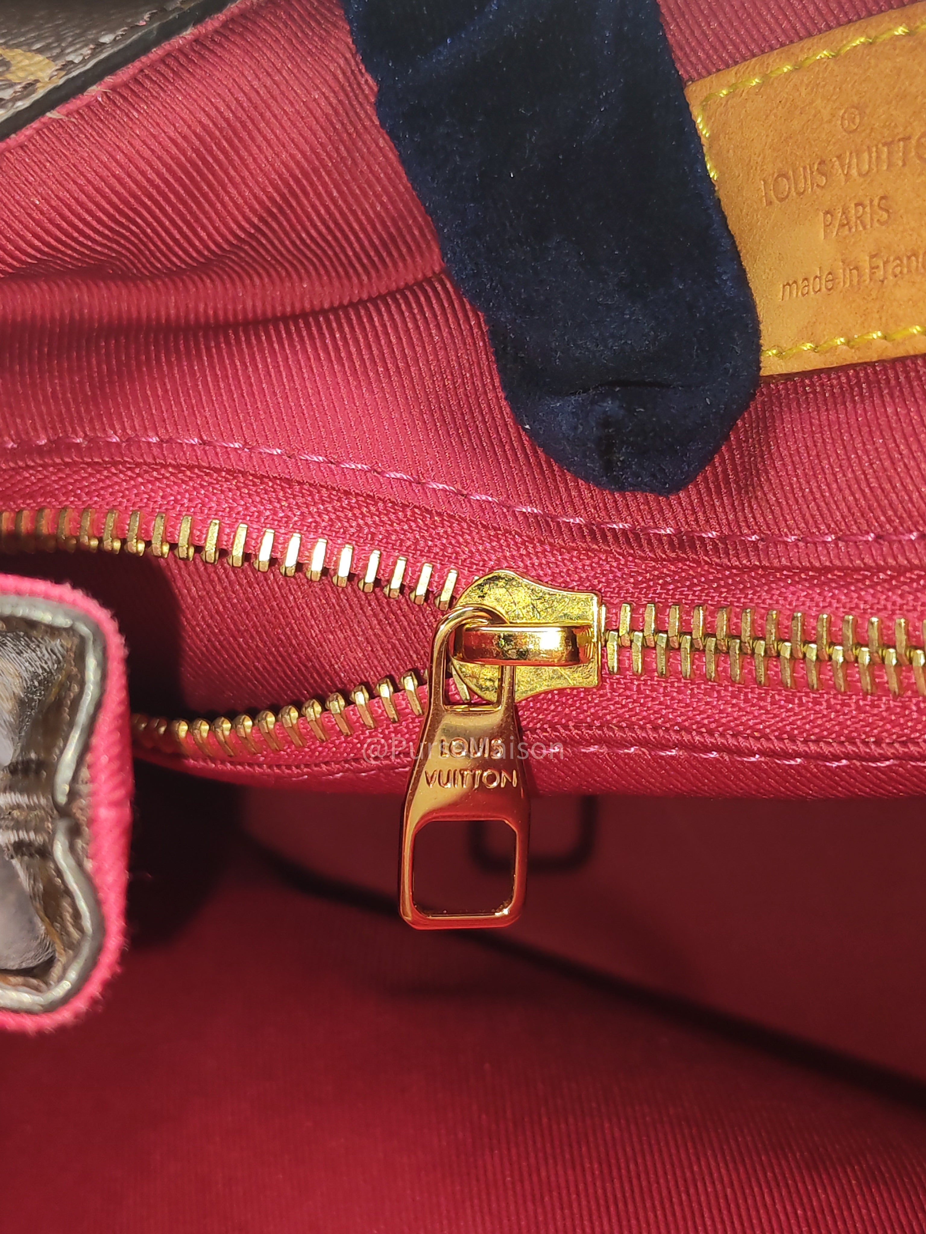 Louis Vuitton Graceful Hobo Bag PM in Monogram Canvas (Date Code: RI3189) with Y.I Hot Stamping