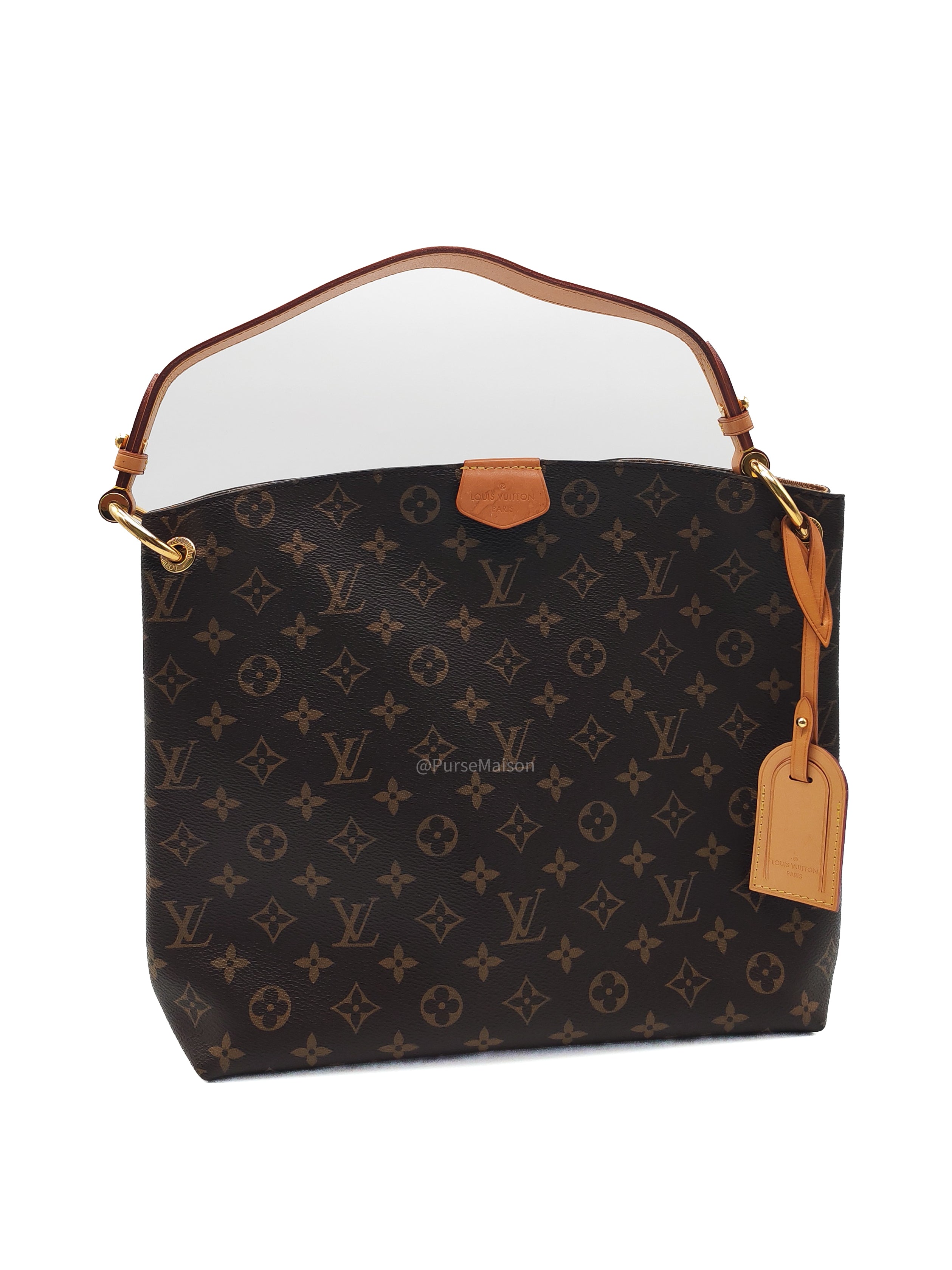 Louis Vuitton Graceful Hobo Bag PM in Monogram Canvas (Date code: MI0128)