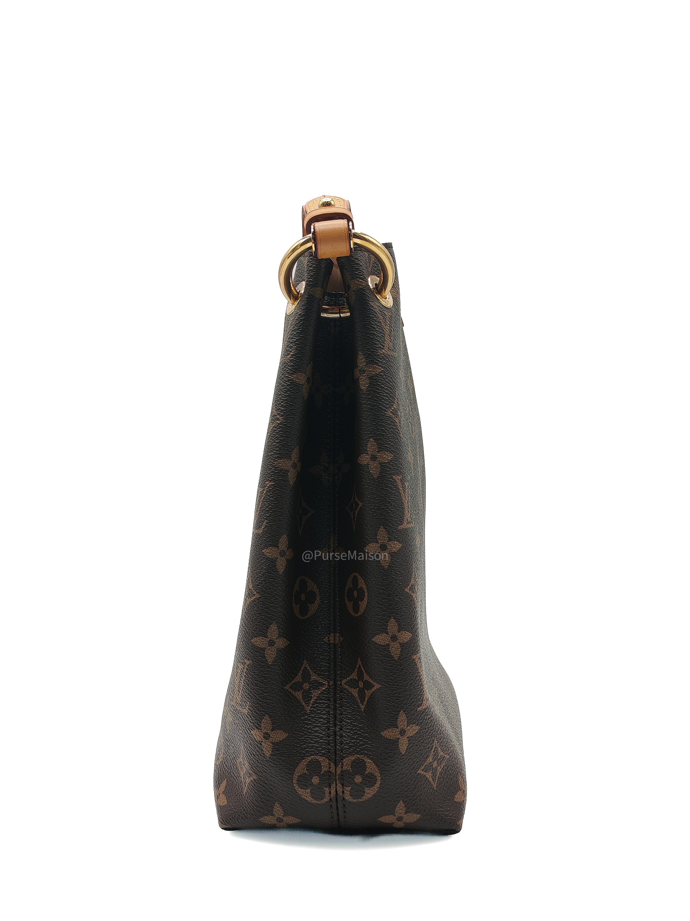 Louis Vuitton Graceful Hobo Bag PM in Monogram Canvas (Date code: MI0128)