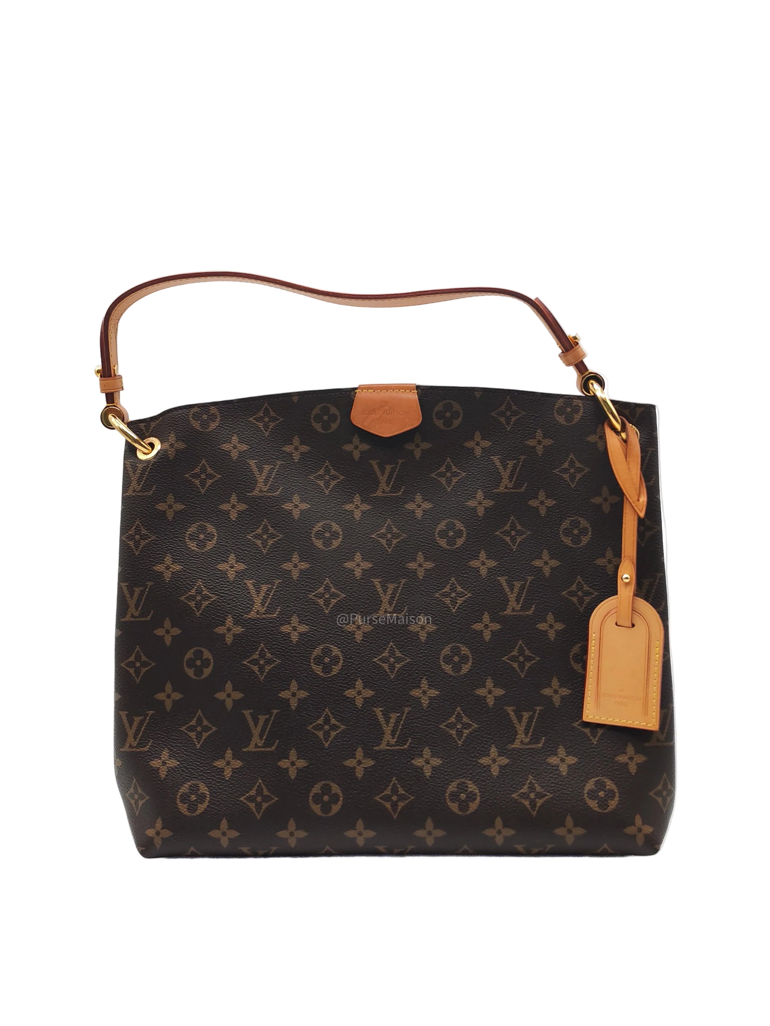 Louis Vuitton Graceful Hobo Bag PM in Monogram Canvas (Date code: MI0128)