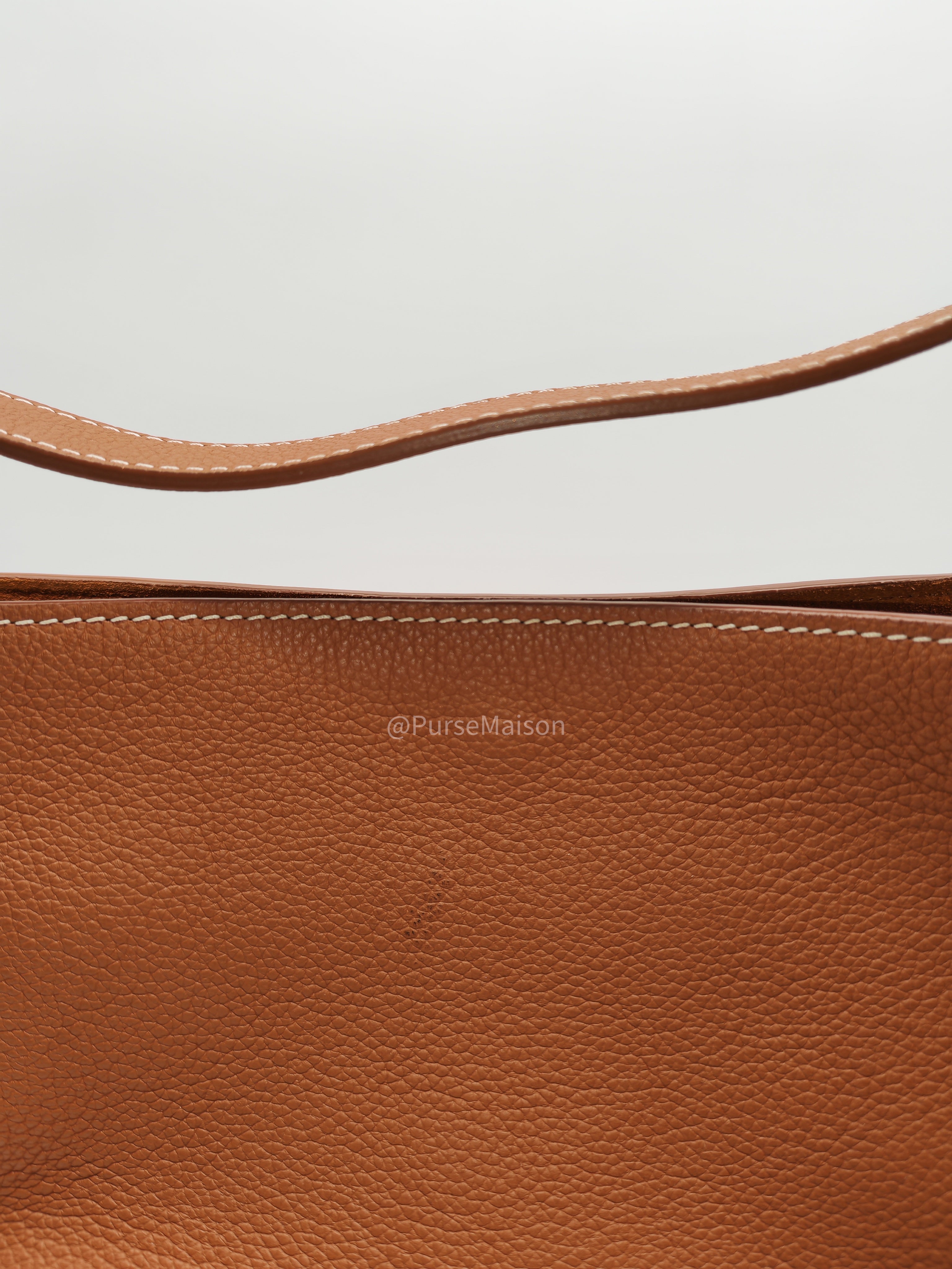 Louis Vuitton Low Key All BB in Cognac Grained Calfskin Leather and Gold Hardware Microchip