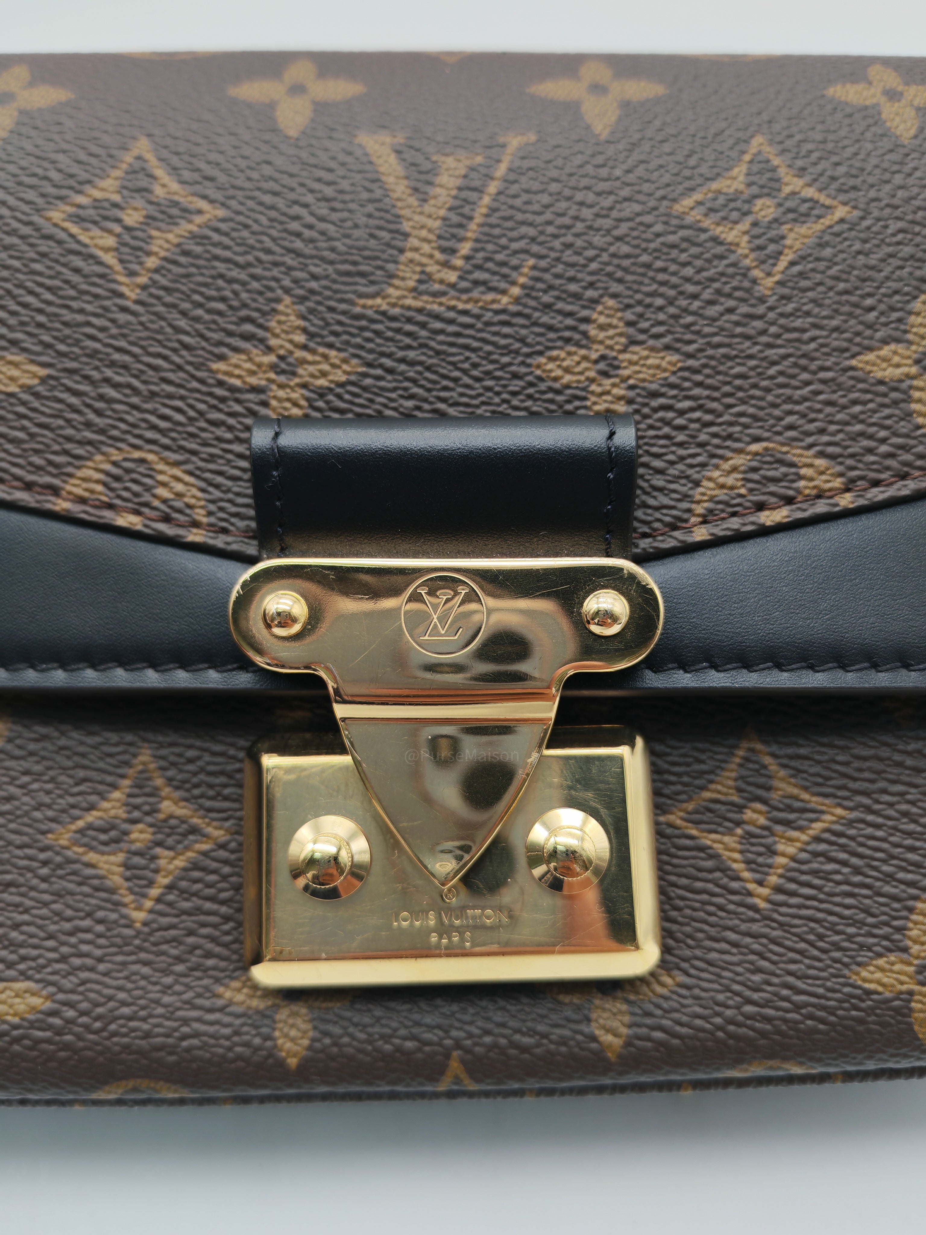 Louis Vuitton Marceau Shoulder Bag in Monogram Canvas and Gold Hardware Microchip