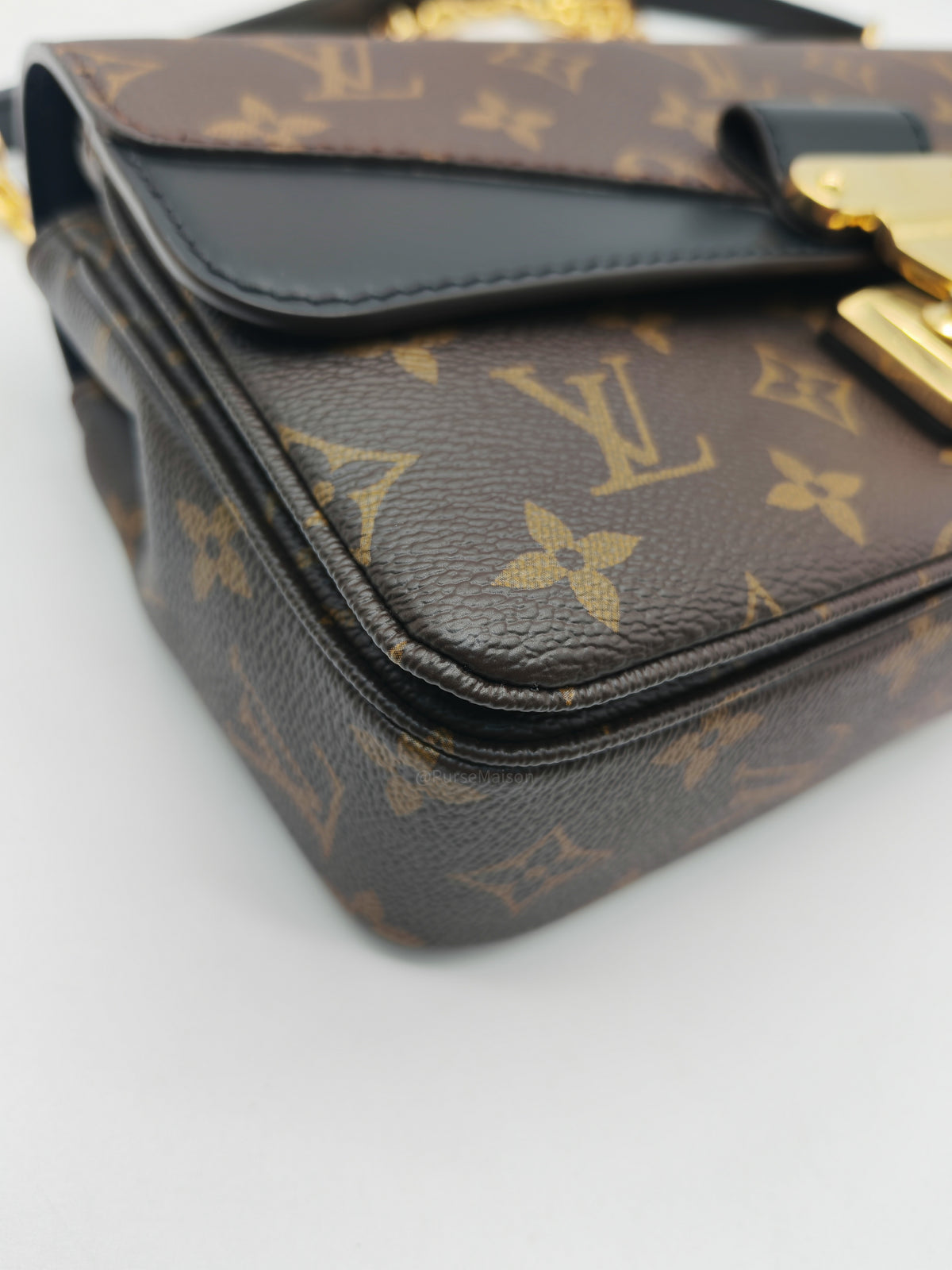 Louis Vuitton Marceau Shoulder Bag in Monogram Canvas and Gold Hardware Microchip