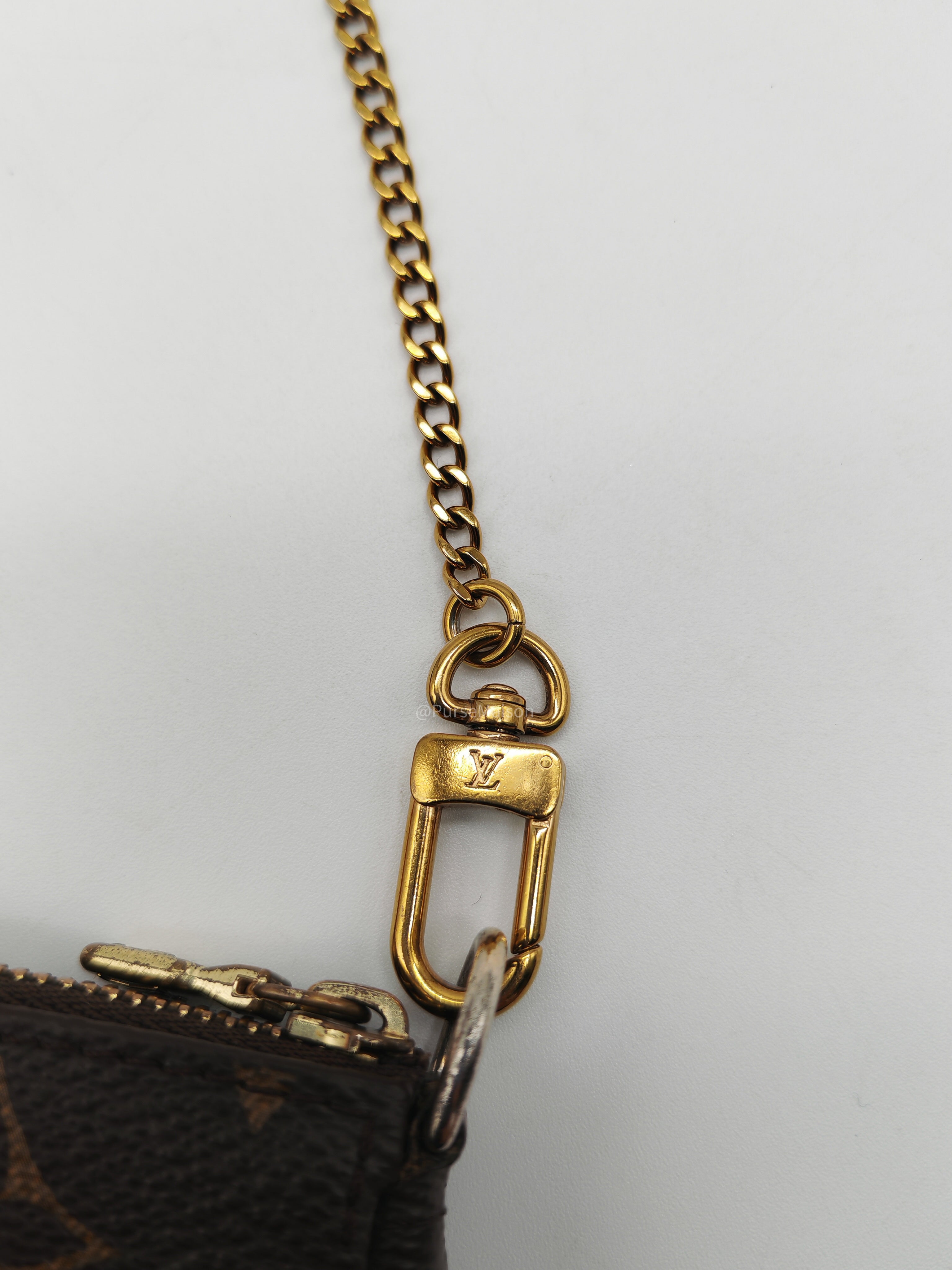 Louis Vuitton Mini Pochette Accessories in Monogram Canvas (Datecode: SF4290)