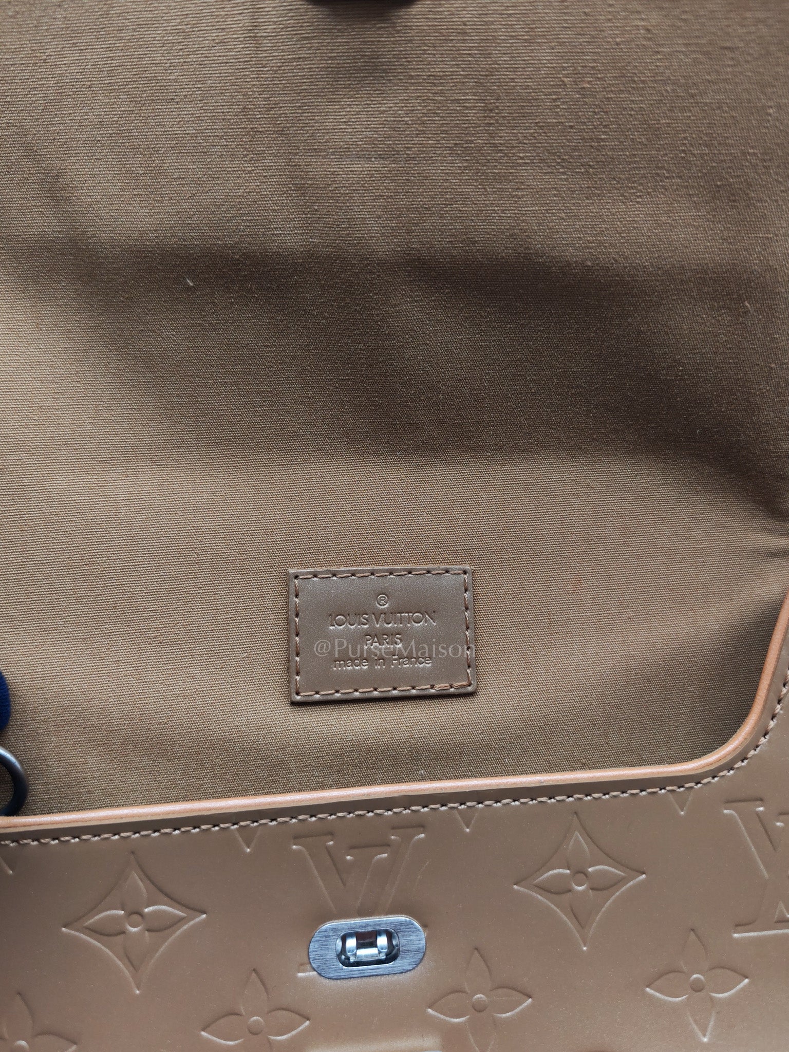 Louis Vuitton Mat Webster Street Bag in Ambre Monogram Canvas