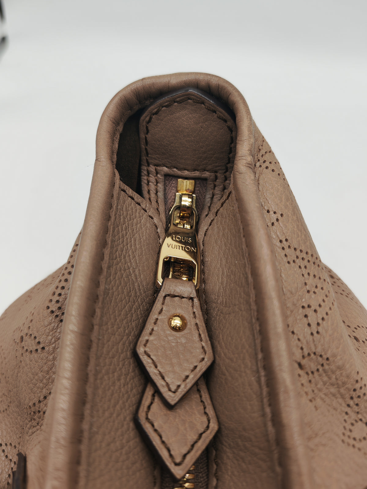 Louis Vuitton Stellar PM Bag in Monogram Mahina Leather and Gold Hardware