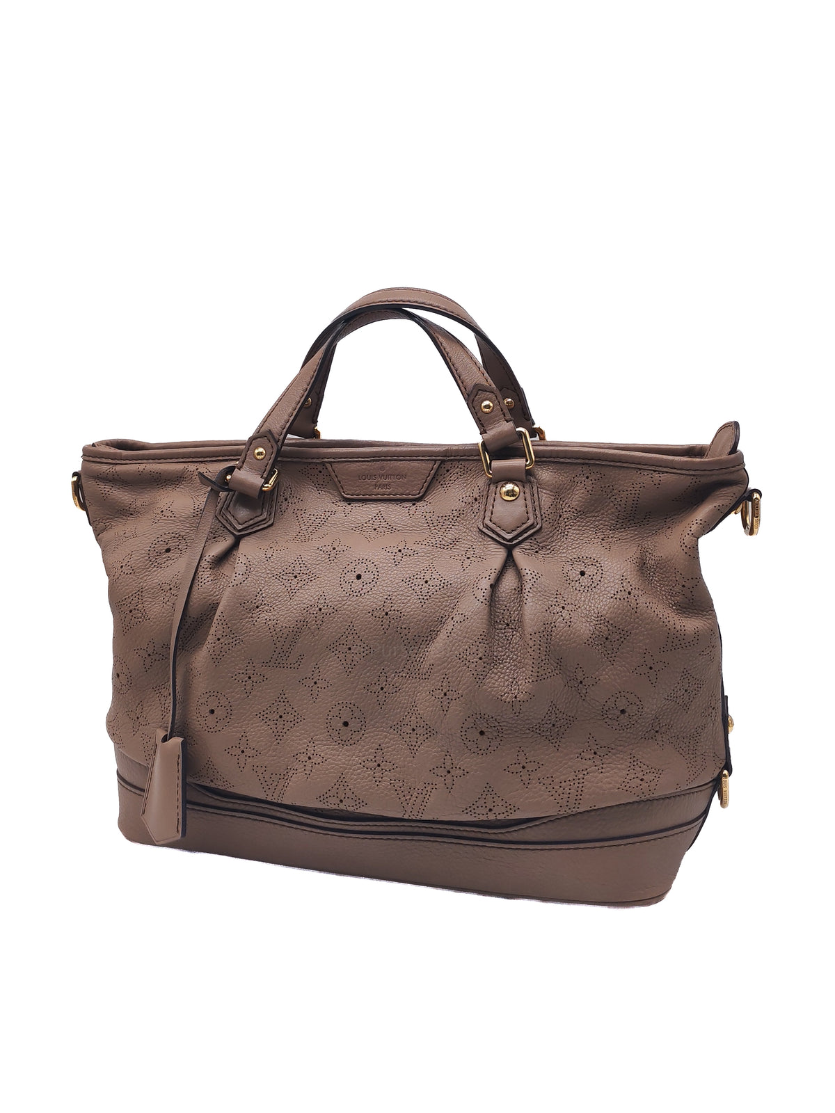 Louis Vuitton Stellar PM Bag in Monogram Mahina Leather and Gold Hardware