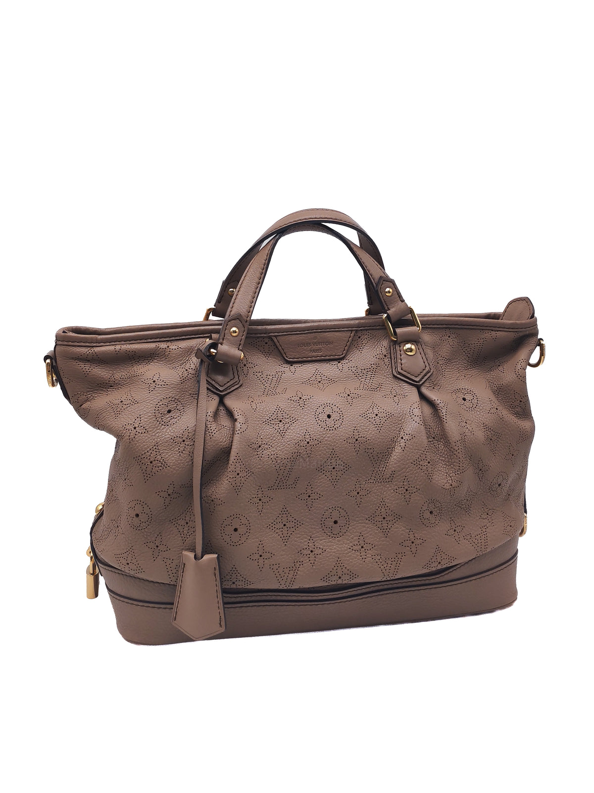 Louis Vuitton Stellar PM Bag in Monogram Mahina Leather and Gold Hardware