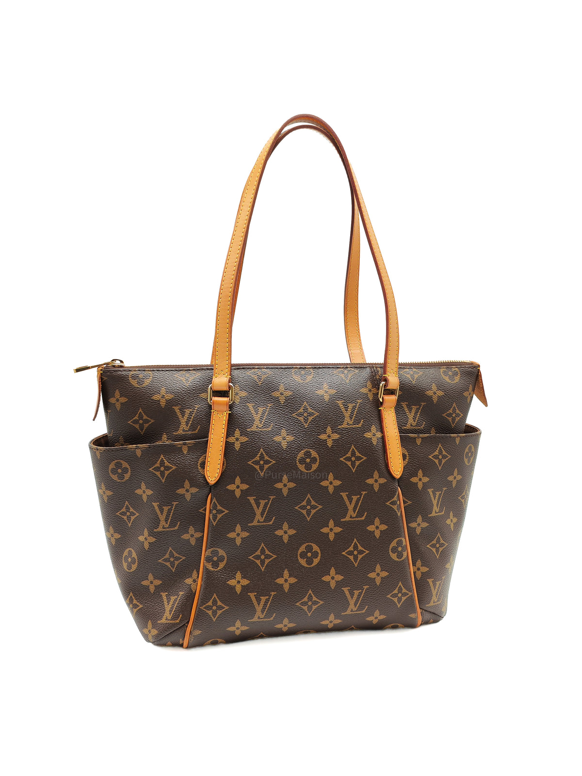 Louis Vuitton Totally PM Shoulder Bag in Monogram Canvas and Gold Hardware (Datecode: DU3175)