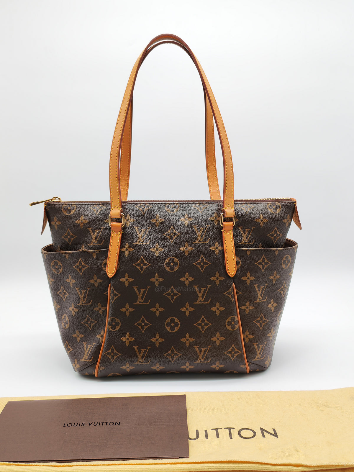 Louis Vuitton Totally PM Shoulder Bag in Monogram Canvas and Gold Hardware (Datecode: DU3175)