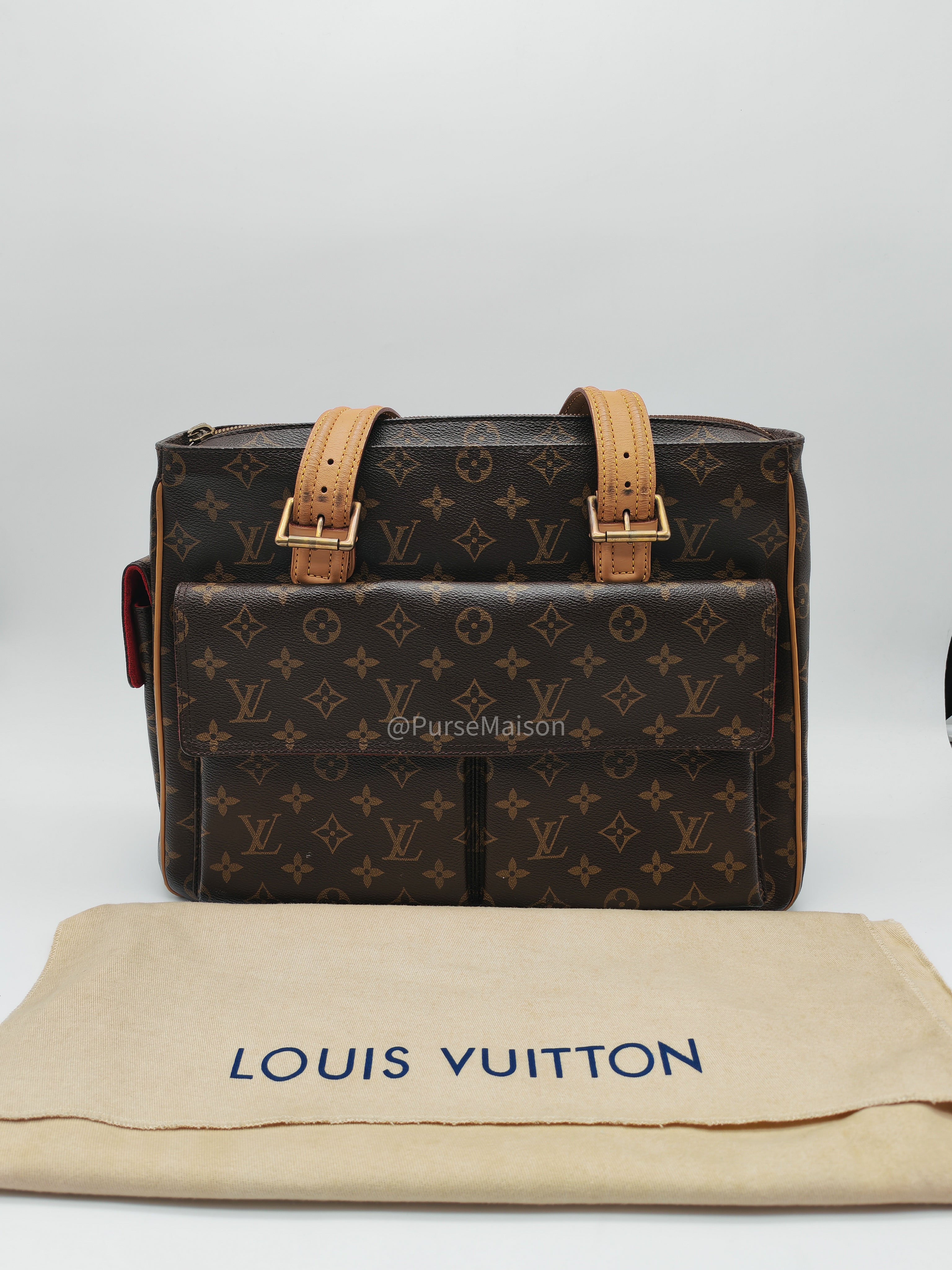 Louis Vuitton Multipli-Cite Tote Bag in Monogram Canvas (Date Code: MB0045)