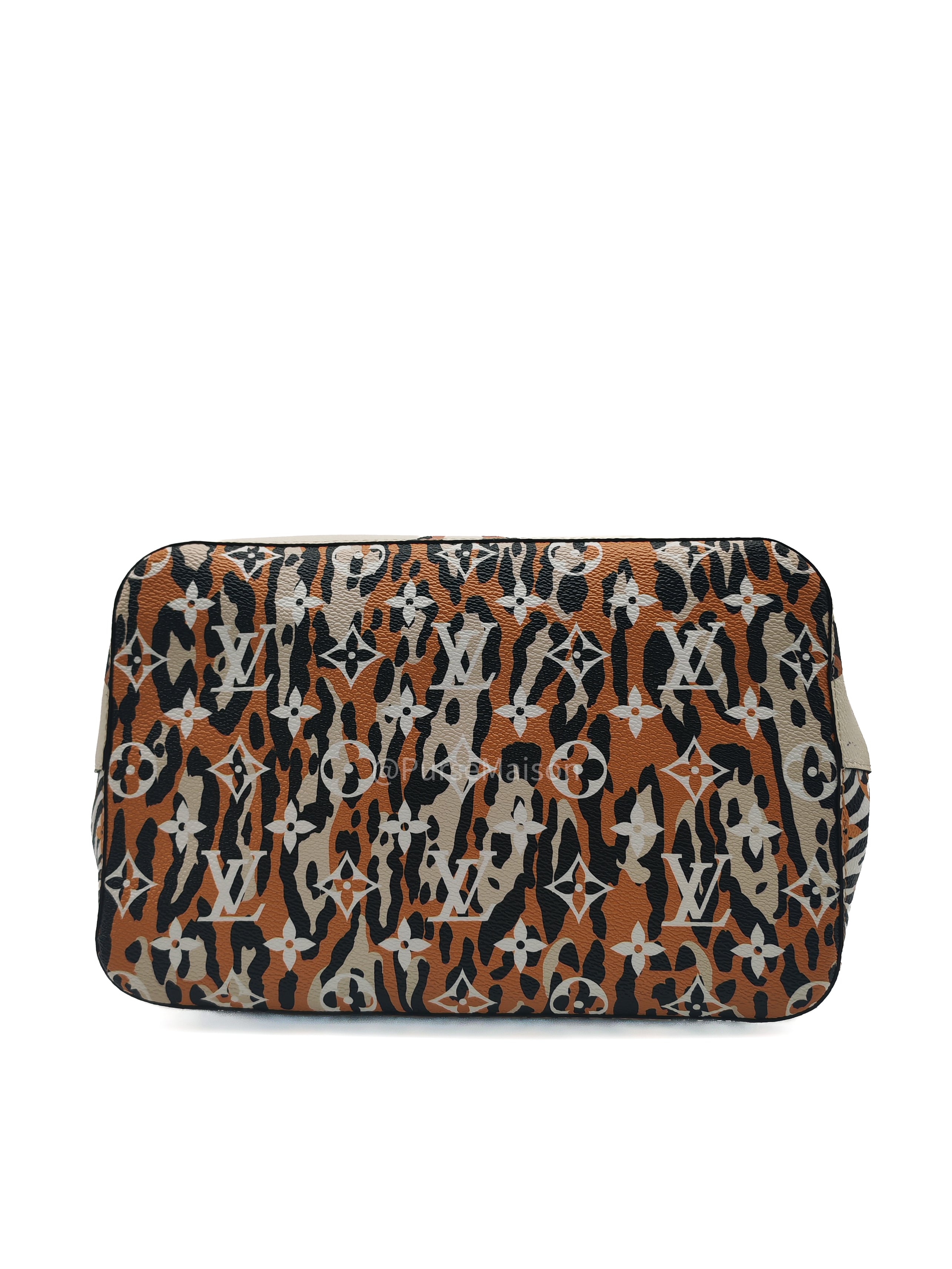 Louis Vuitton Neo Noe Bucket Bag MM in Limited Edition Jungle Monogram Giant Canvas (Date Code: SP3169)