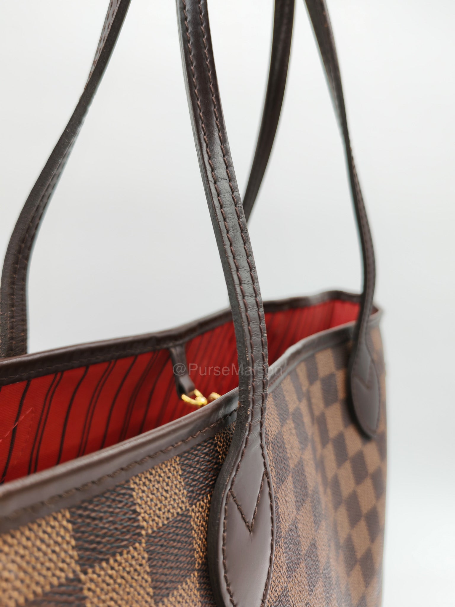 Louis Vuitton Neverfull MM in Damier Ebene Canvas (Date Code: AR4185)