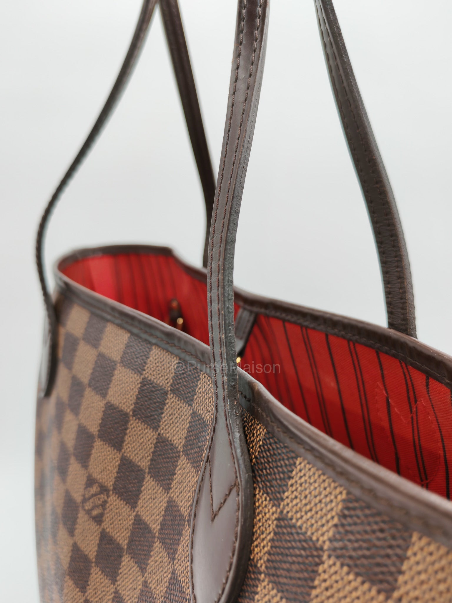 Louis Vuitton Neverfull MM in Damier Ebene Canvas (Date Code: AR4185)