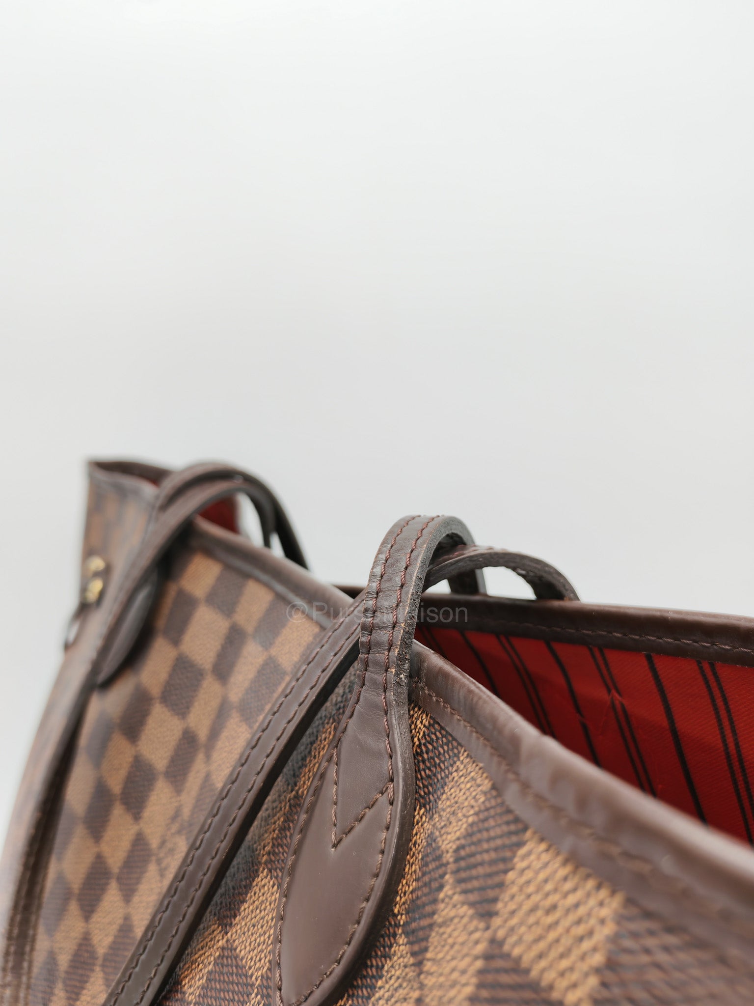 Louis Vuitton Neverfull MM in Damier Ebene Canvas (Date Code: AR4185)