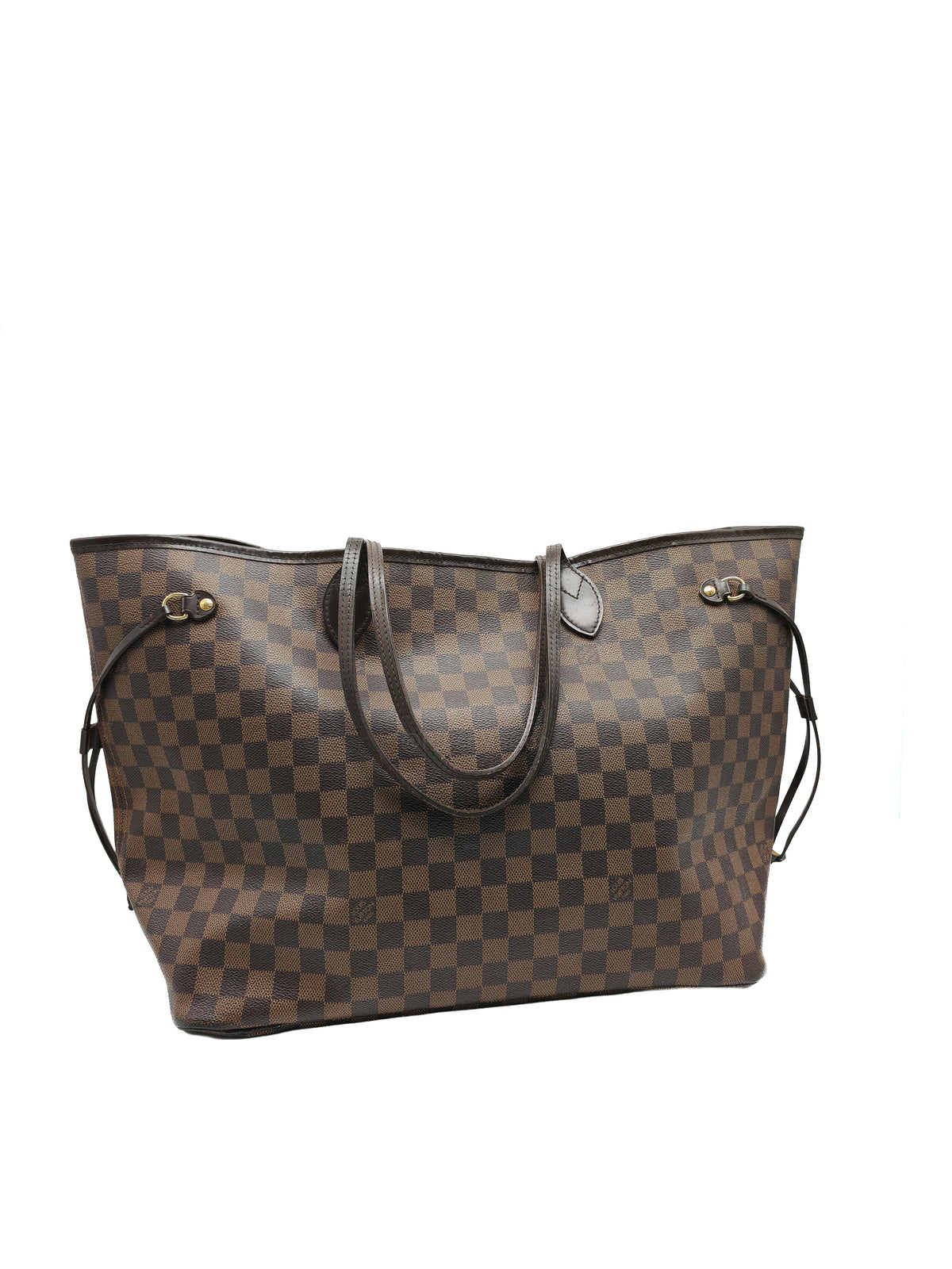 Louis Vuitton Neverfull GM in Damier Ebene Canvas and Gold Hardware (Datecode: TH3079)