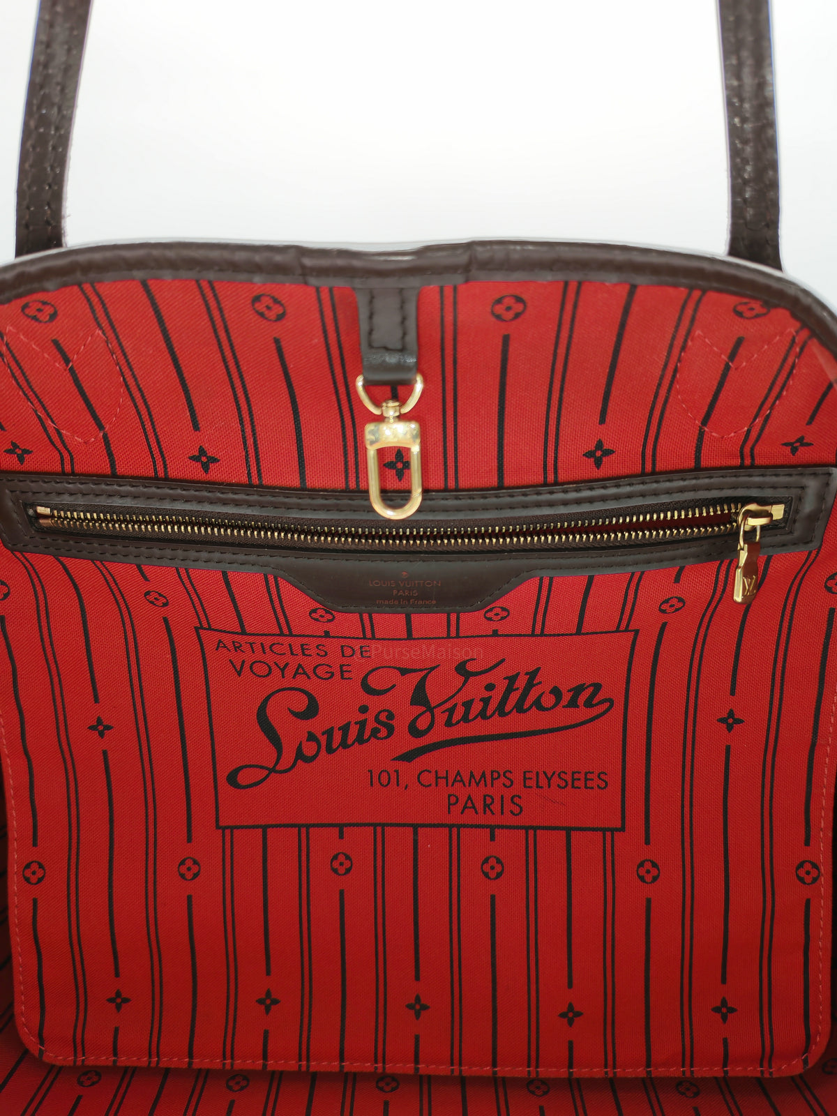 Louis Vuitton Neverfull GM in Damier Ebene Canvas and Gold Hardware (Datecode: TH3079)