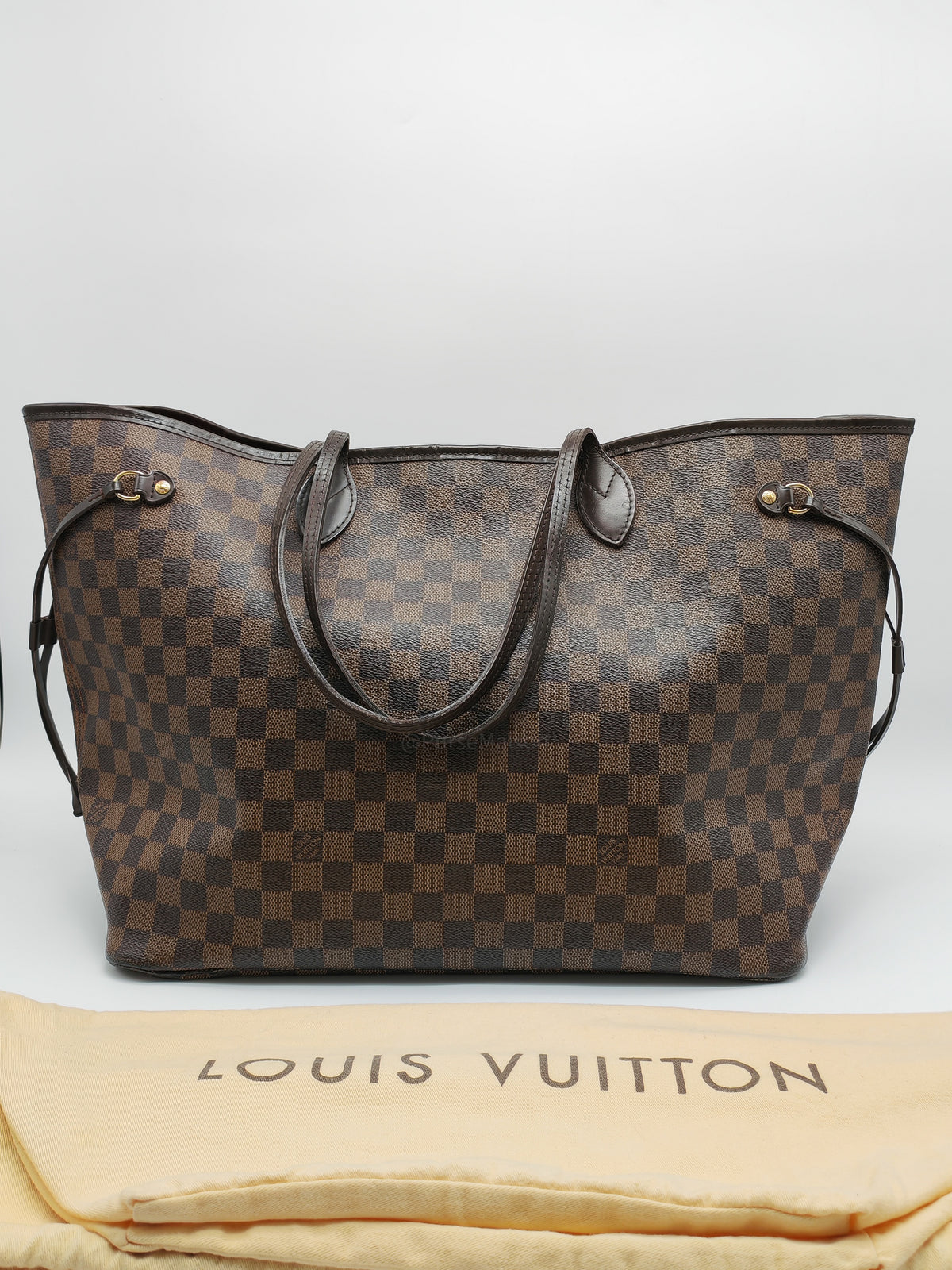 Louis Vuitton Neverfull GM in Damier Ebene Canvas and Gold Hardware (Datecode: TH3079)