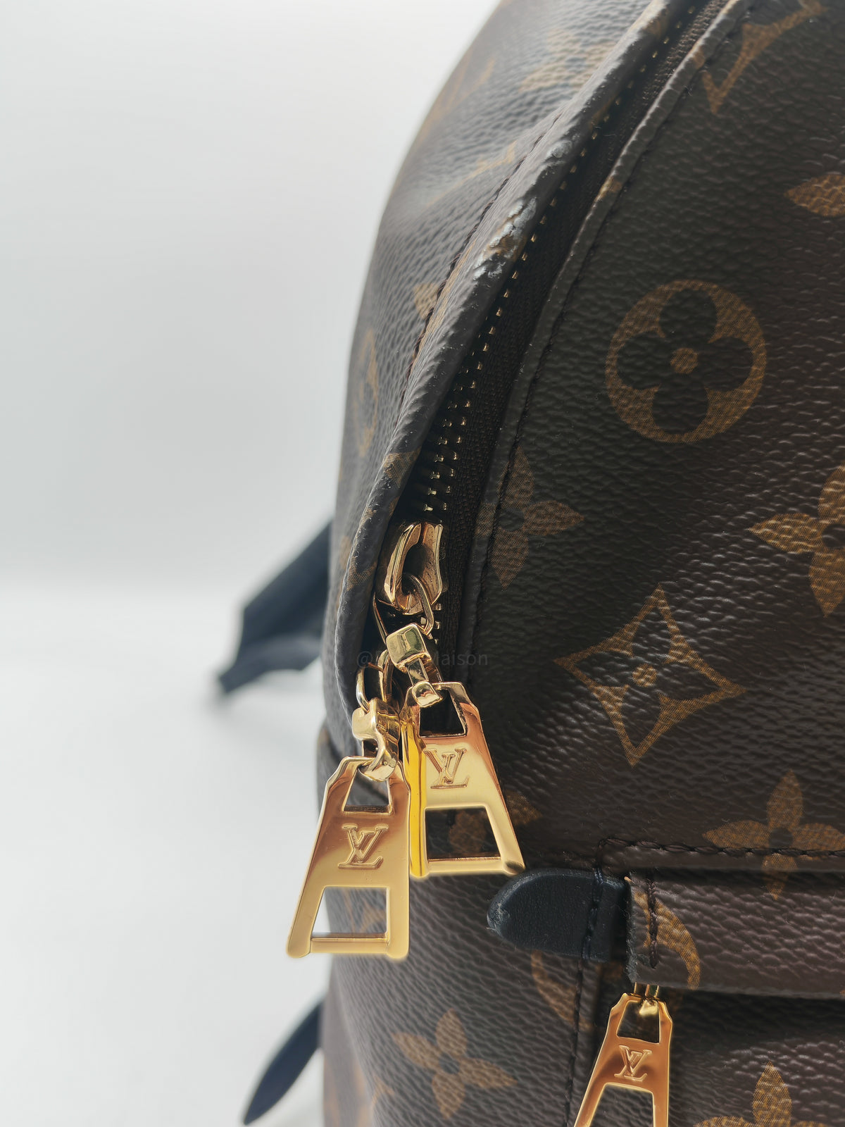 Louis Vuitton Palm Spring Backpack PM in Monogram Canvas and Gold Hardware (Datecode: FL0119)