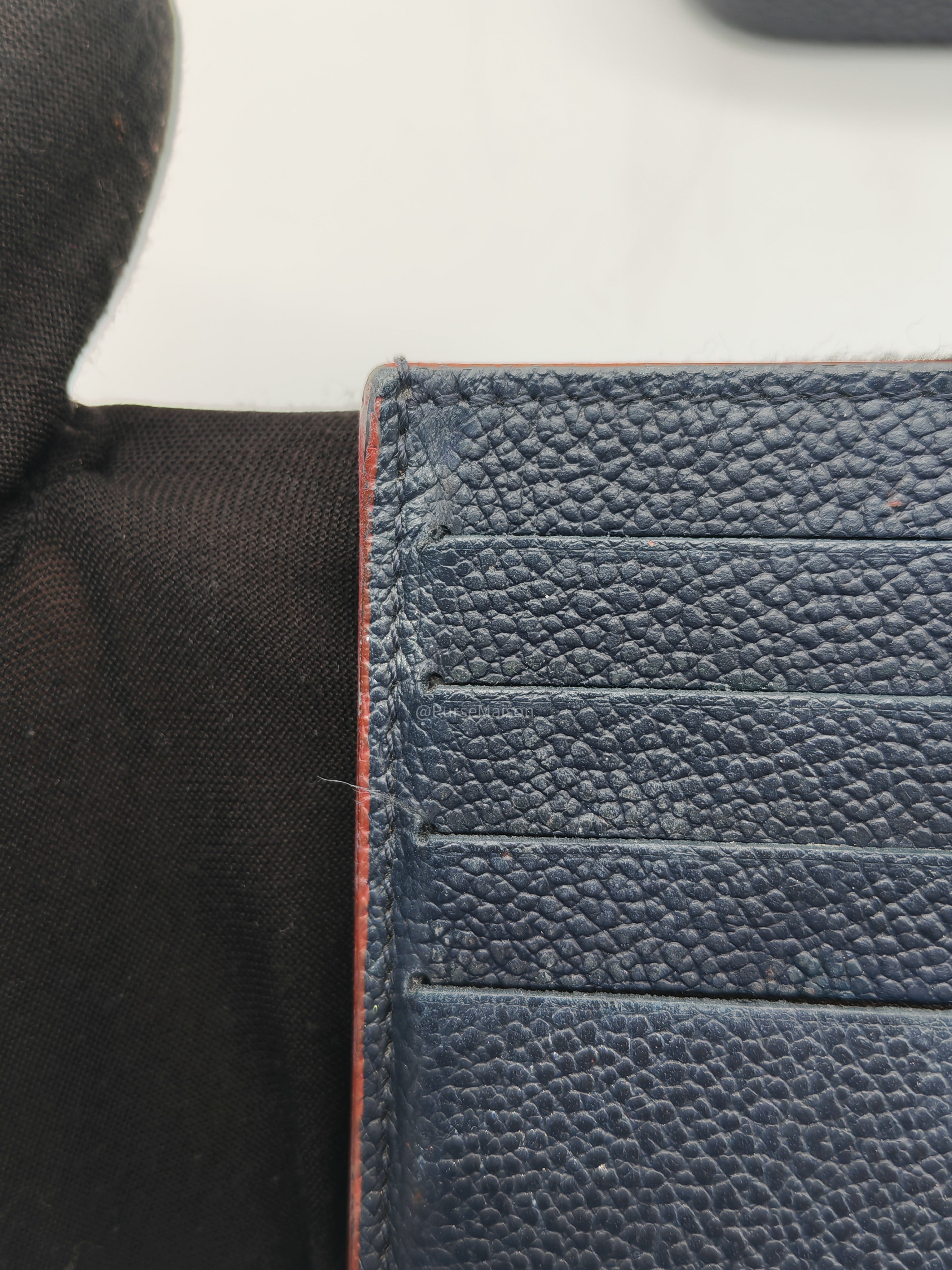 Louis Vuitton Pochette Felicie in Navy Blue Monogram Empreinte Leather and Gold Hardware (Datecode: NZ4119)