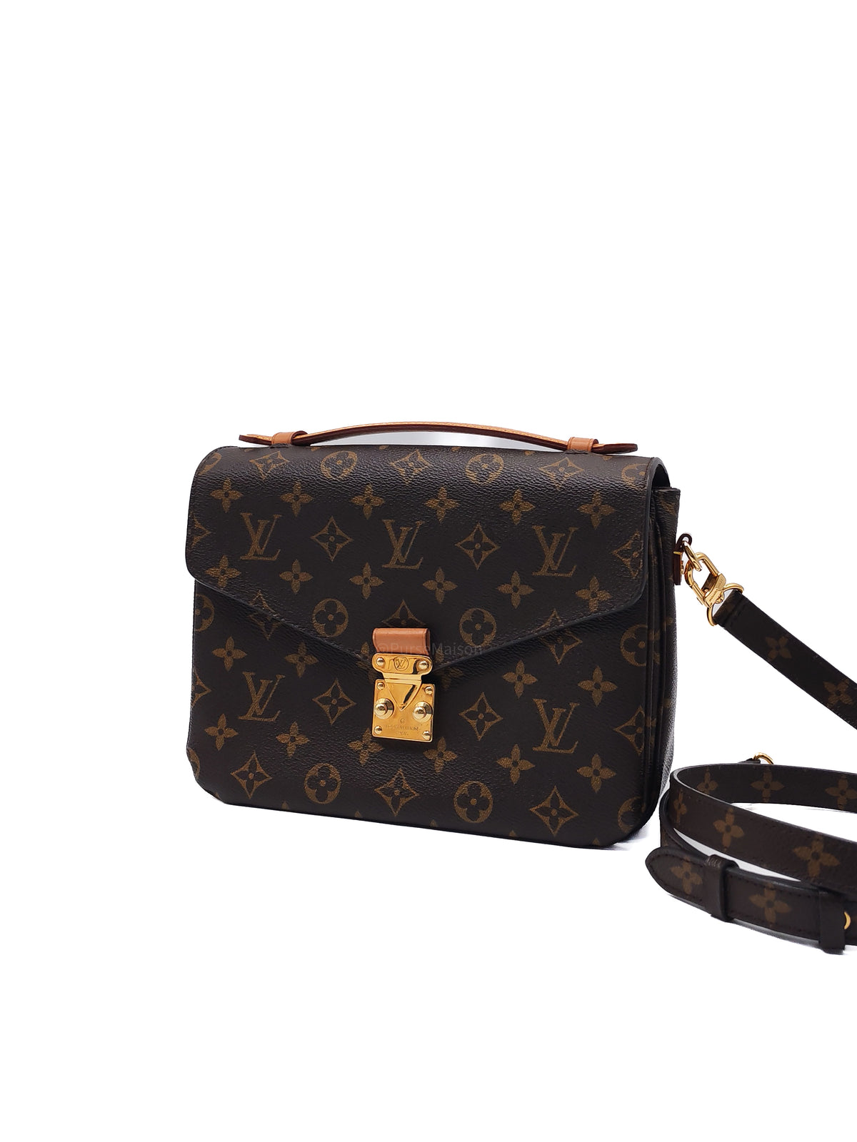 Louis Vuitton Pochette Metis in Monogram Canvas and Gold Hardware (Datecode: DR2173)