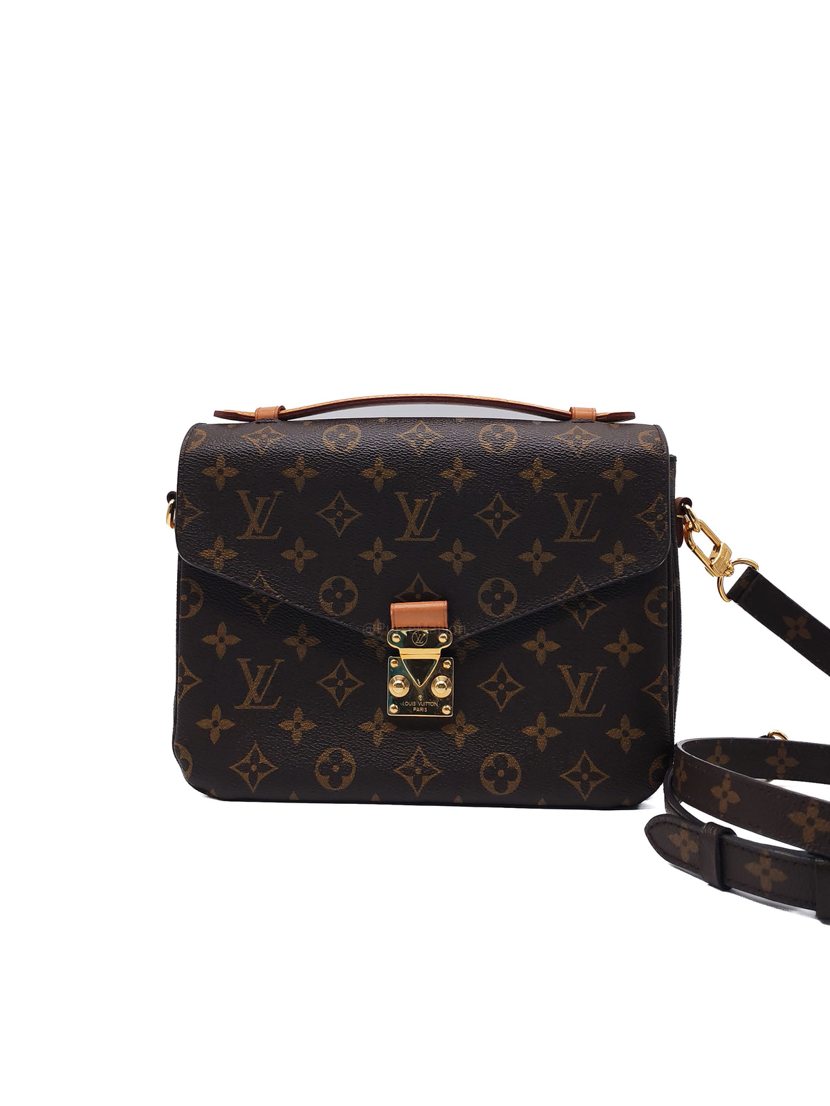 Louis Vuitton Pochette Metis in Monogram Canvas and Gold Hardware (Datecode: DR2173)
