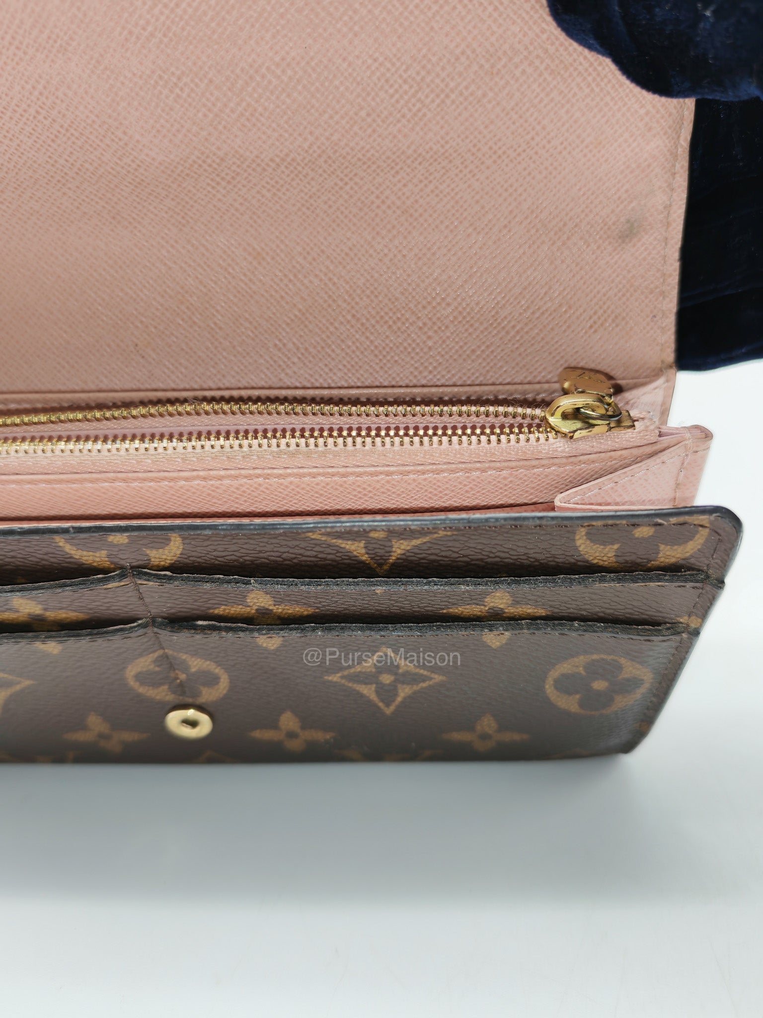Louis Vuitton Sarah Wallet in Monogram Canvas (Datecode: CA1199)