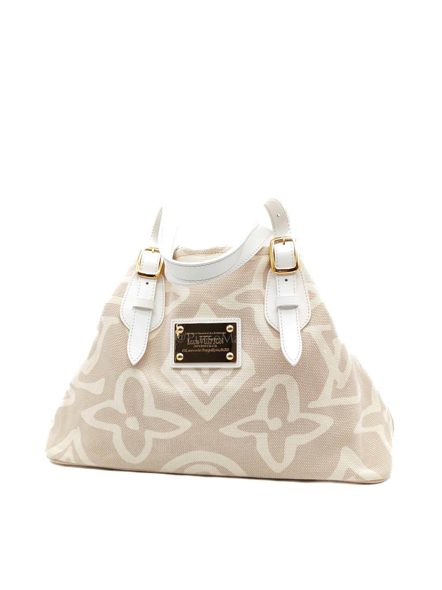 Louis Vuitton Monogram Tahitienne Cabas PM Tote Bag (Date Code: TH0038)