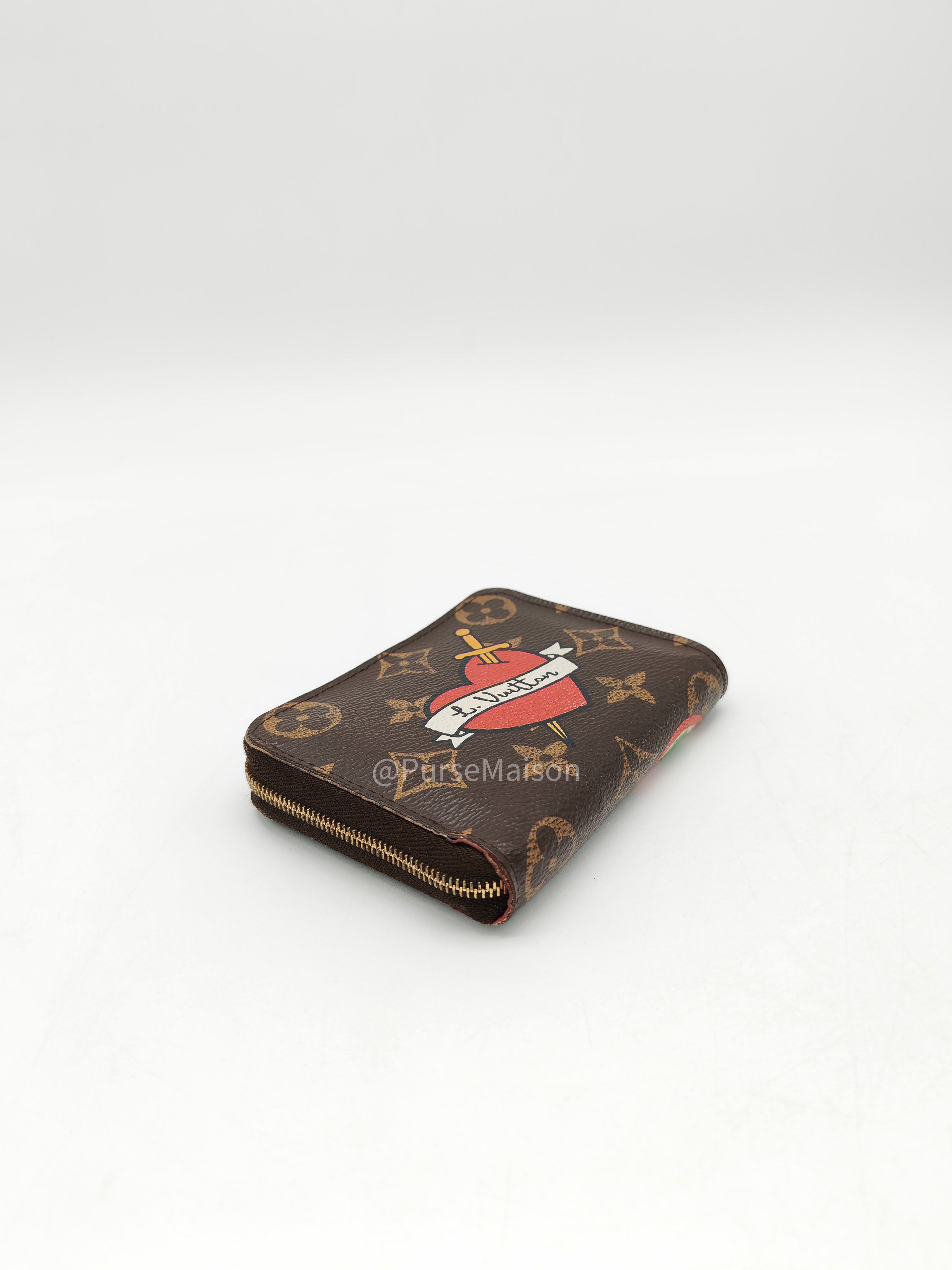 Louis Vuitton Zippy Coin Purse in Monogram Patches Collection Canvas
