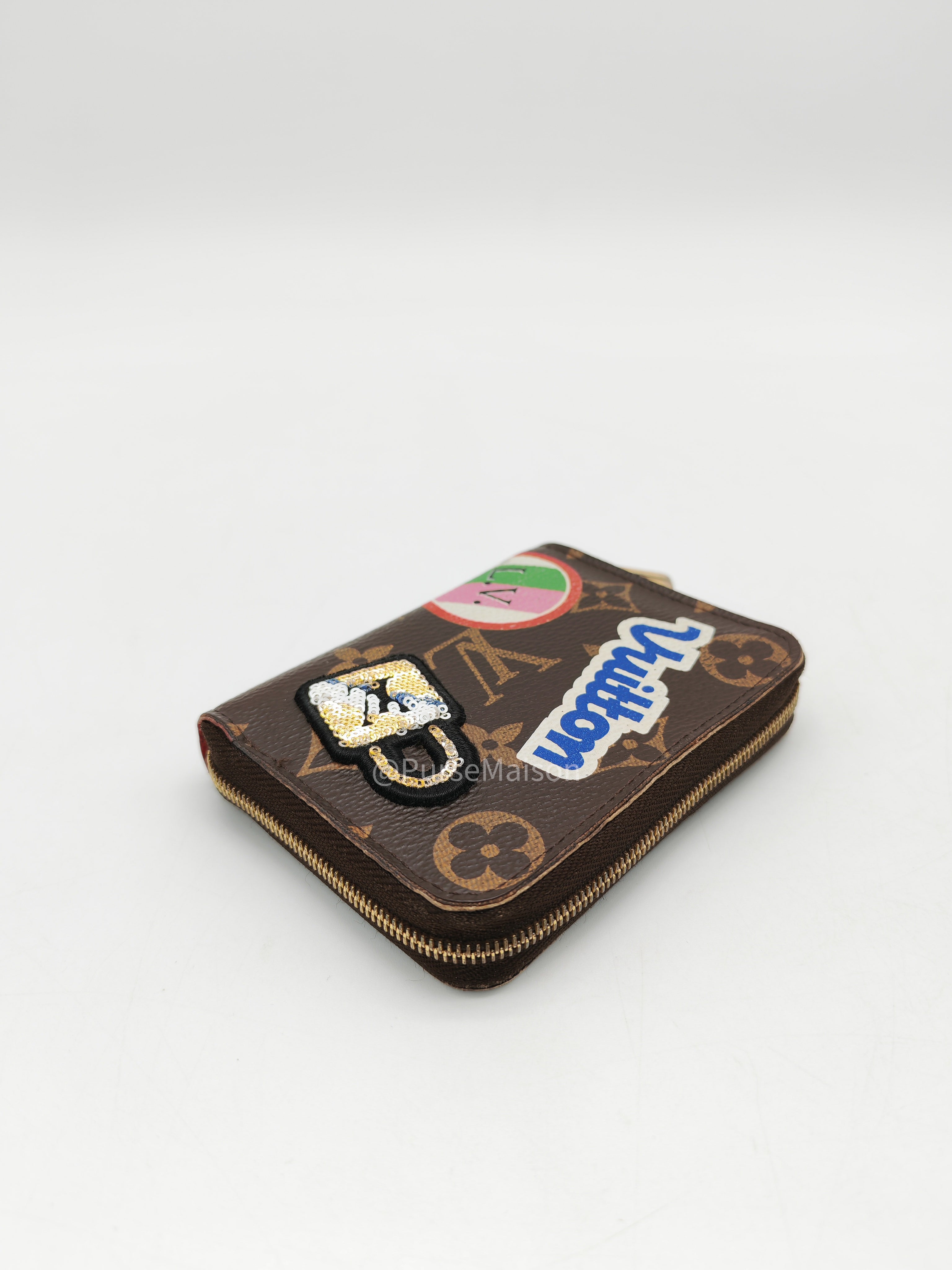 Louis Vuitton Zippy Coin Purse in Monogram Patches Collection Canvas
