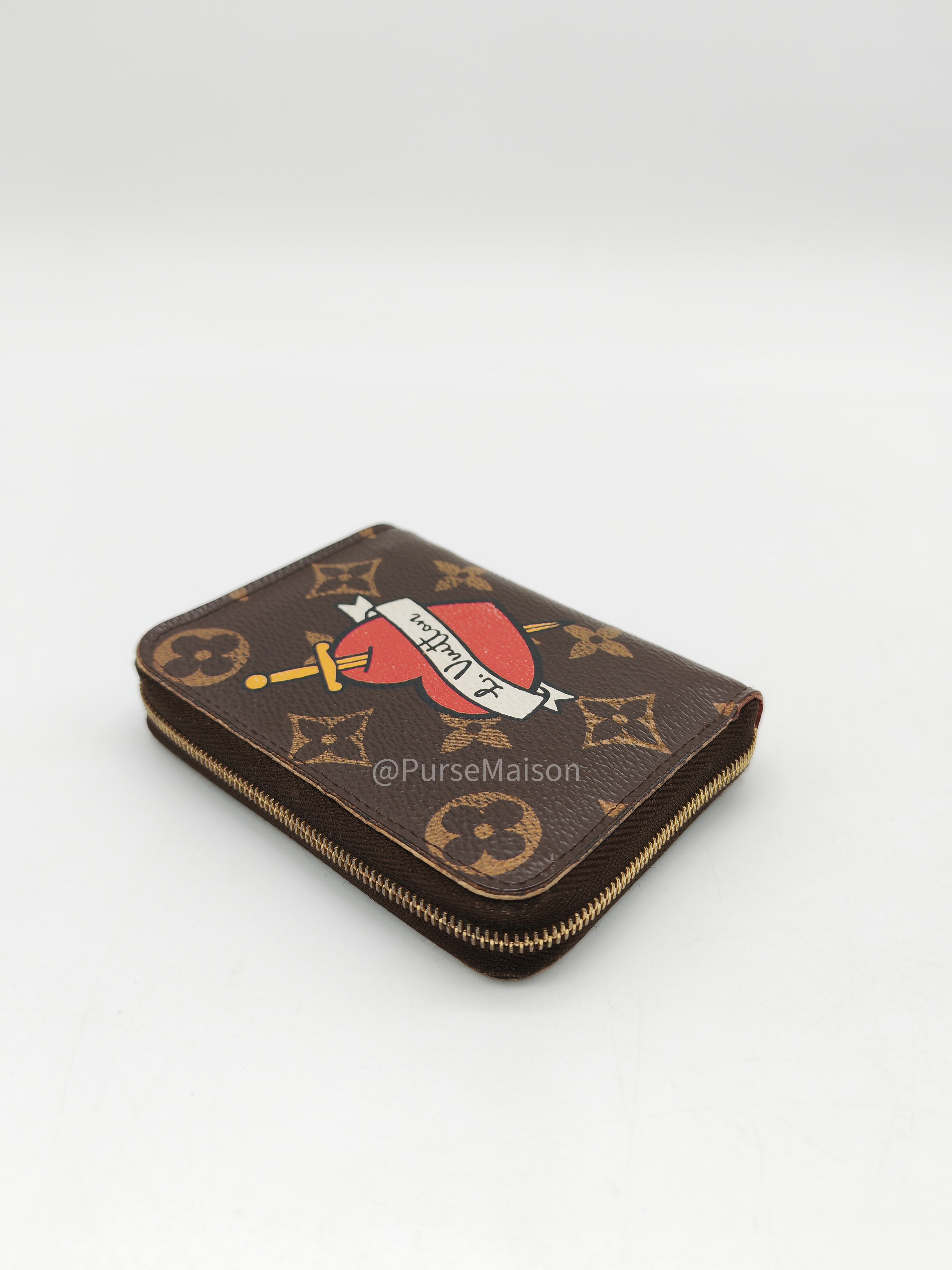 Louis Vuitton Zippy Coin Purse in Monogram Patches Collection Canvas
