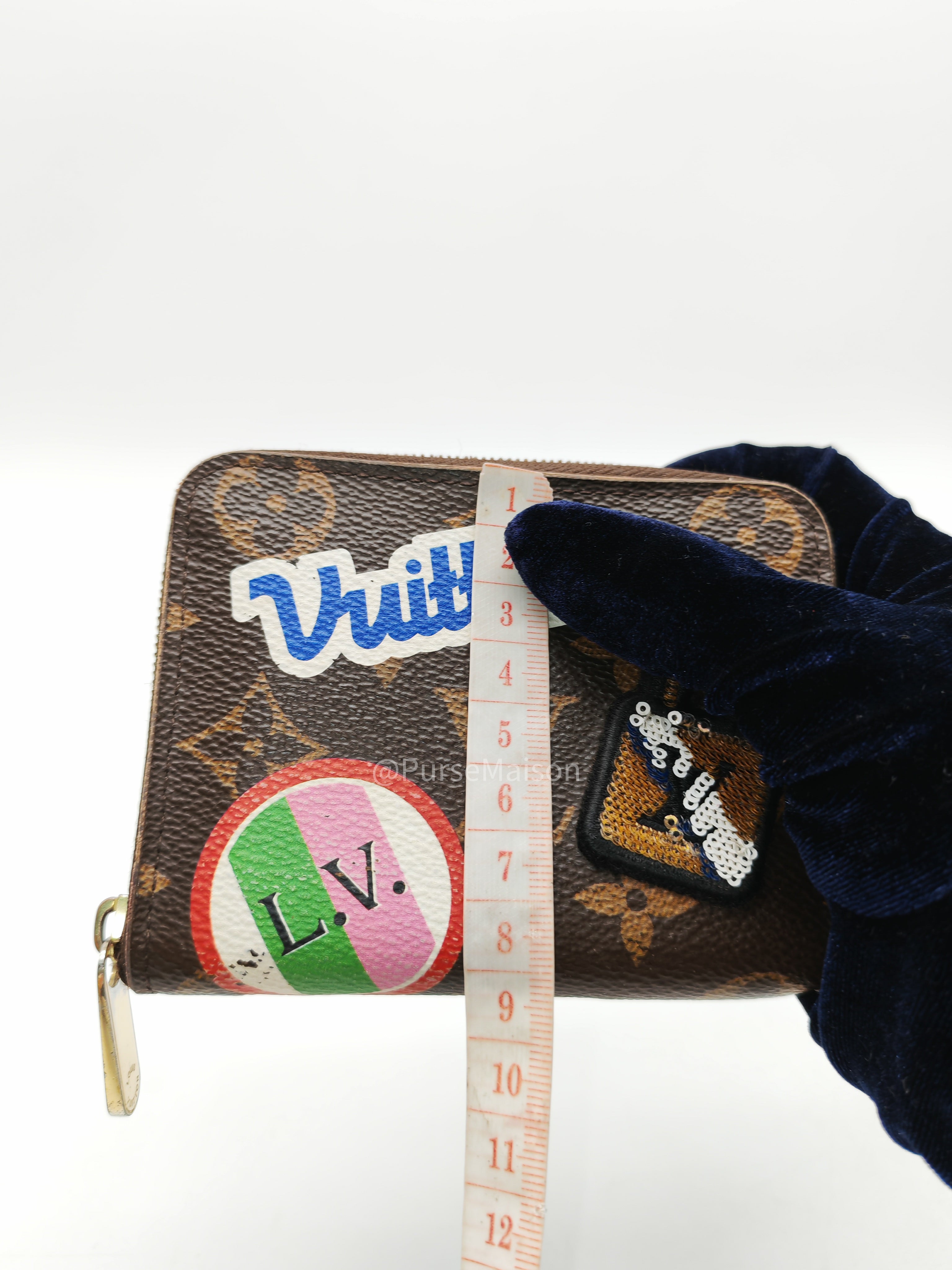 Louis Vuitton Zippy Coin Purse in Monogram Patches Collection Canvas