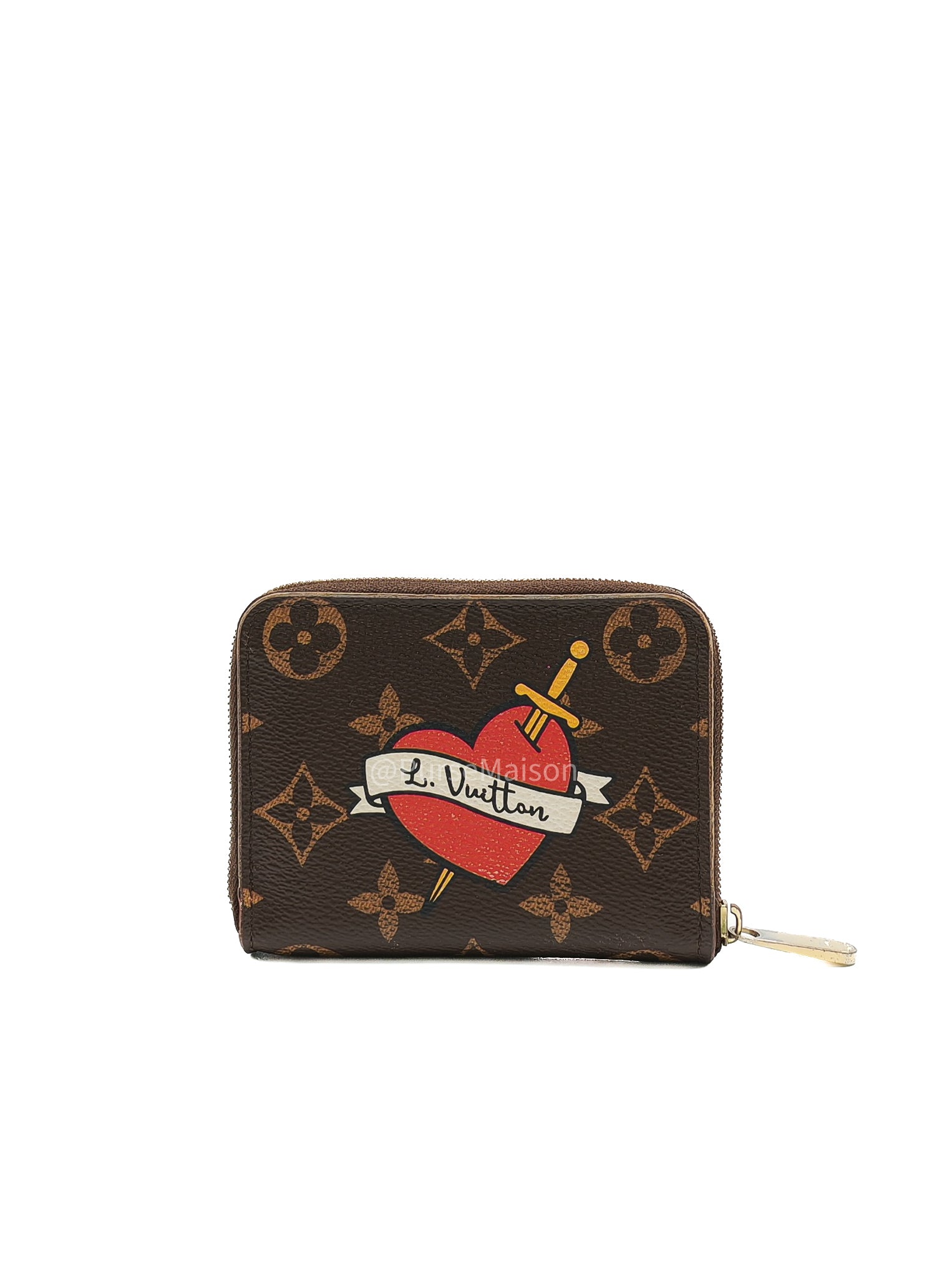 Louis Vuitton Zippy Coin Purse in Monogram Patches Collection Canvas